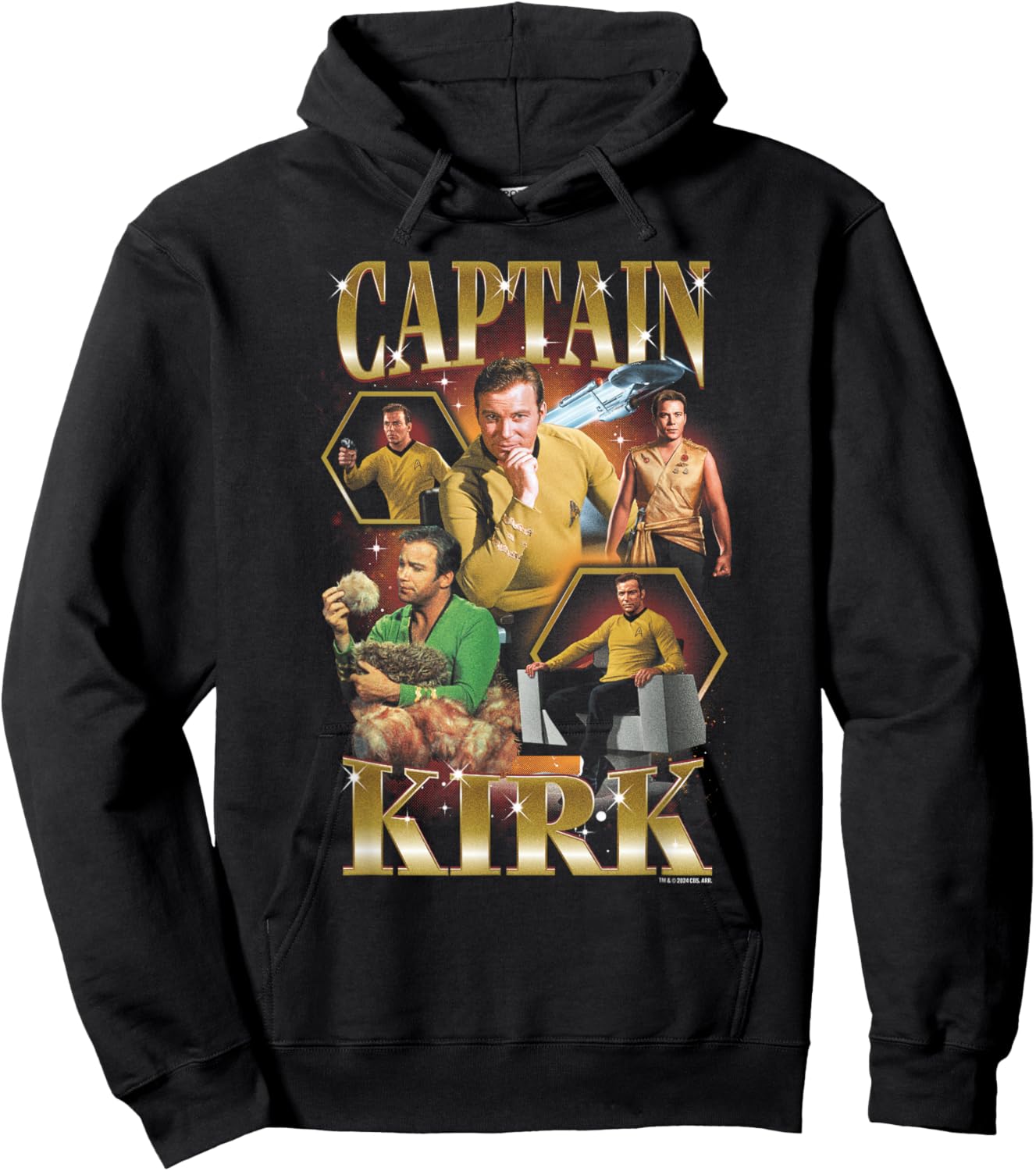 Star Trek: The Original Series Kirk Heartthrob Hoodie - Hoodie | Black