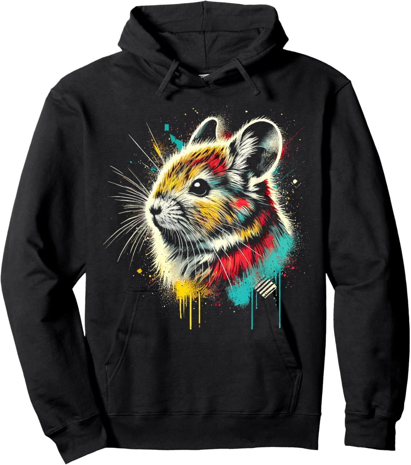 Adorable American Pika Habitat And Conservation Design Hoodie - Hoodie | Black
