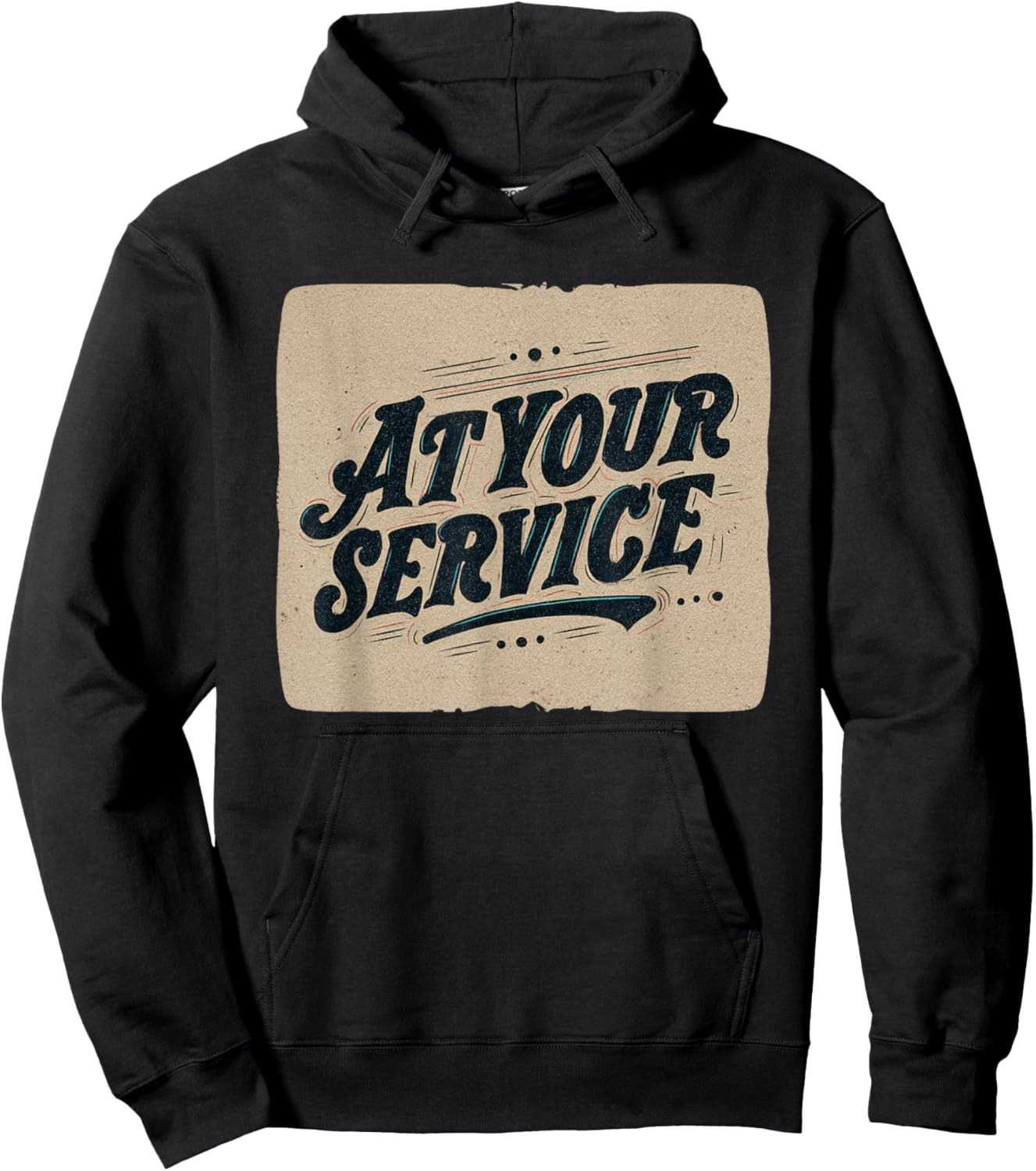 Génial à Votre Service Hoodie - Hoodie | Black