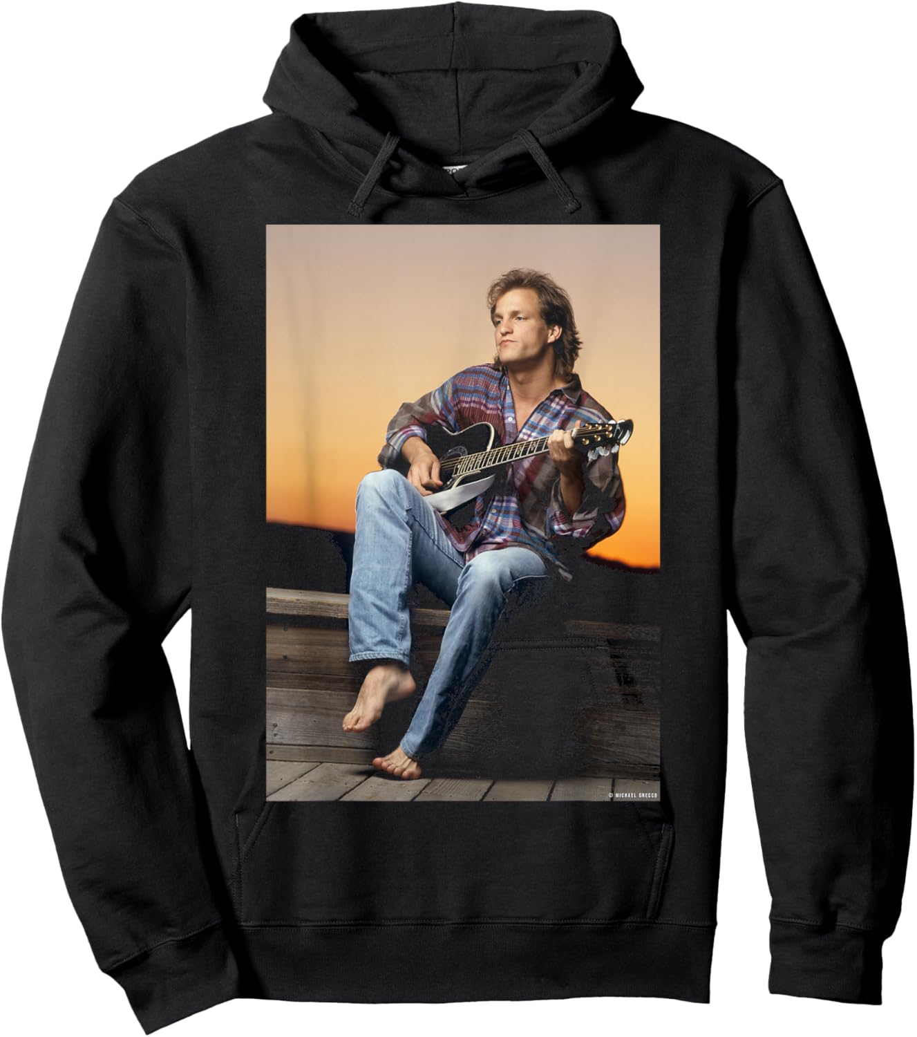 True Detective Actor Musician Woody Harrelson Michael Grecco Hoodie - Hoodie | Black