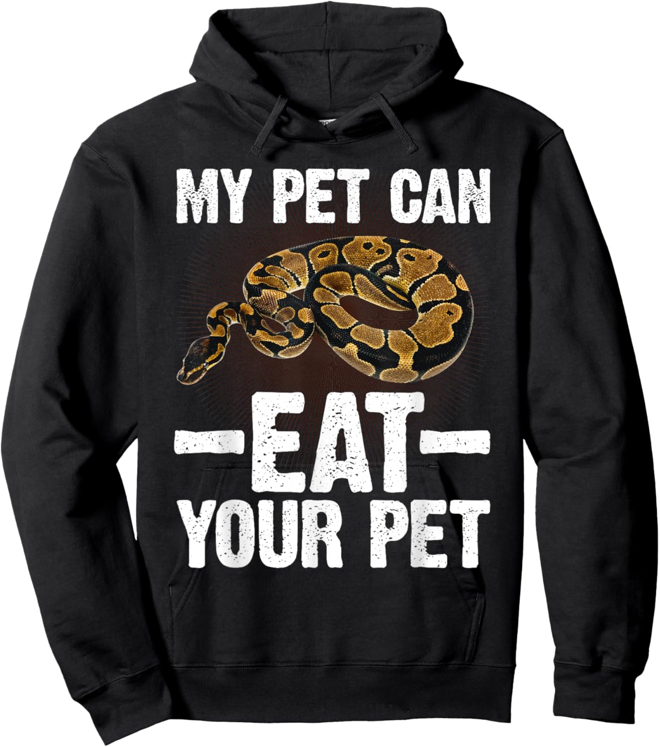 Ball Python Design Women Snake Reptile Python Lover Hoodie - Hoodie | Black