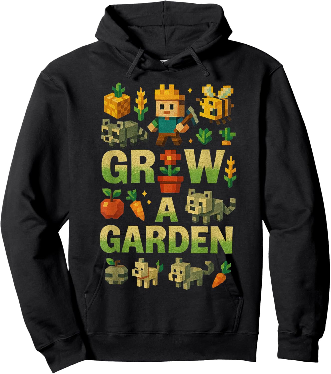 Grow a Garden Game Merch Hoodie - Hoodie | Black