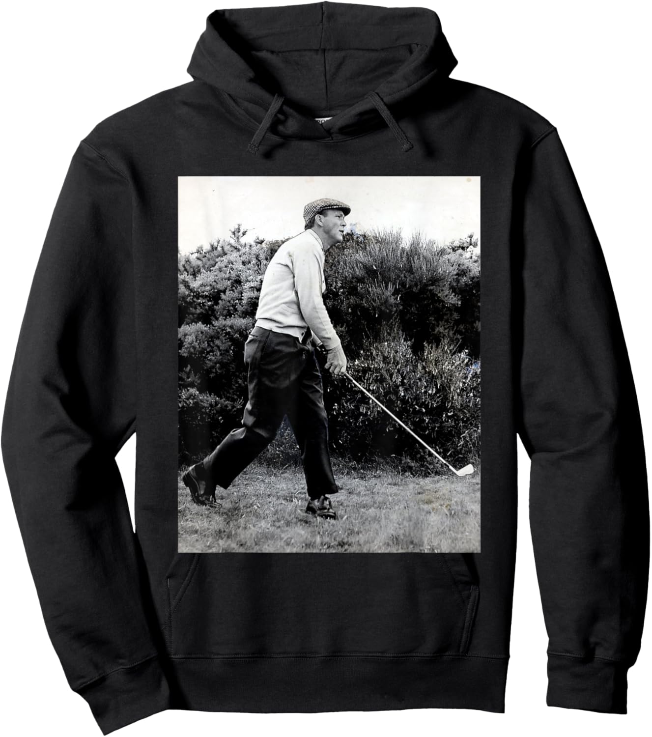 Arnold Palmer American Golfer British Open Troon 1962 Hoodie - Hoodie | Black