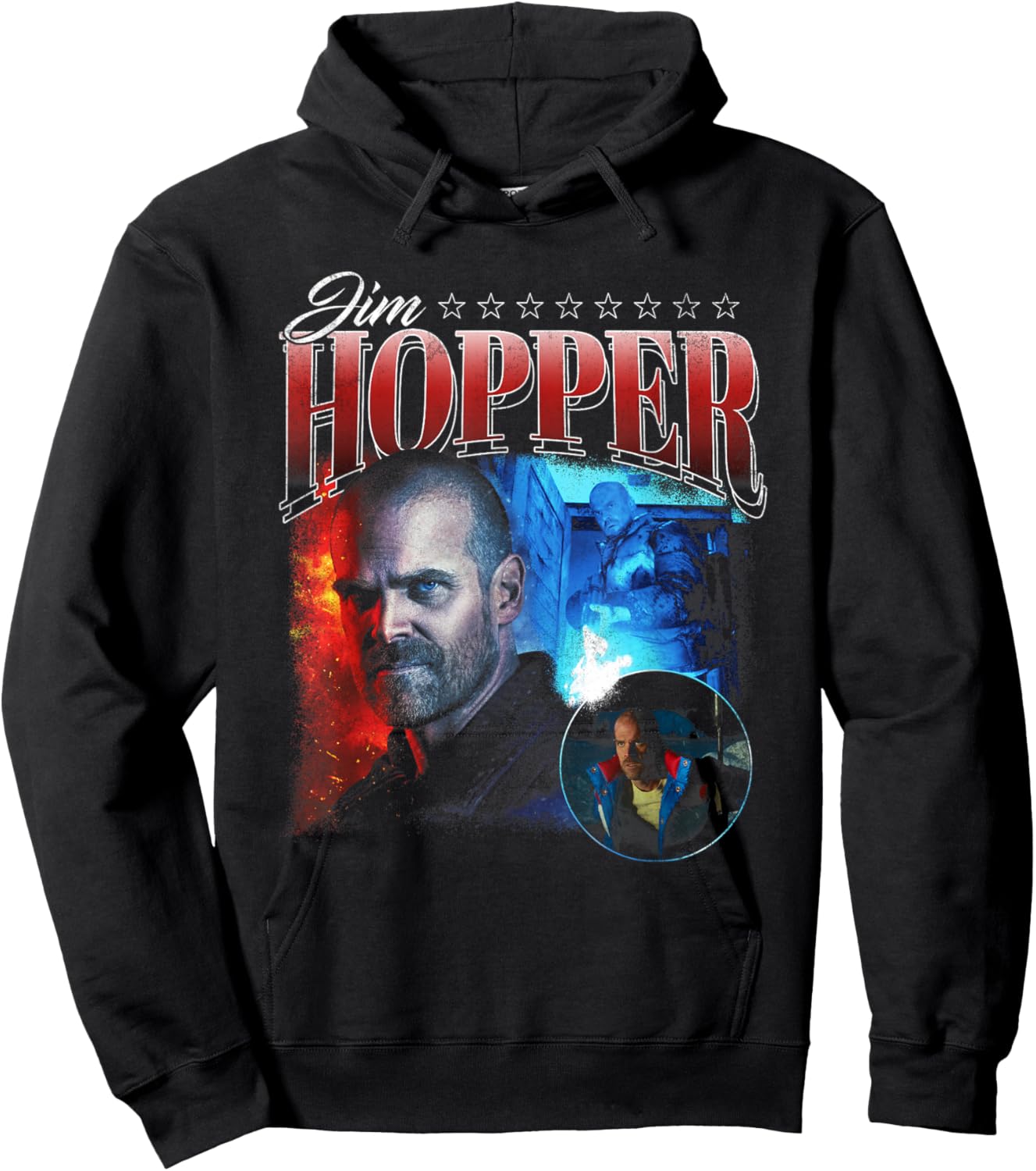 Stranger Things Jim Hopper Homage Hoodie - Hoodie | Black