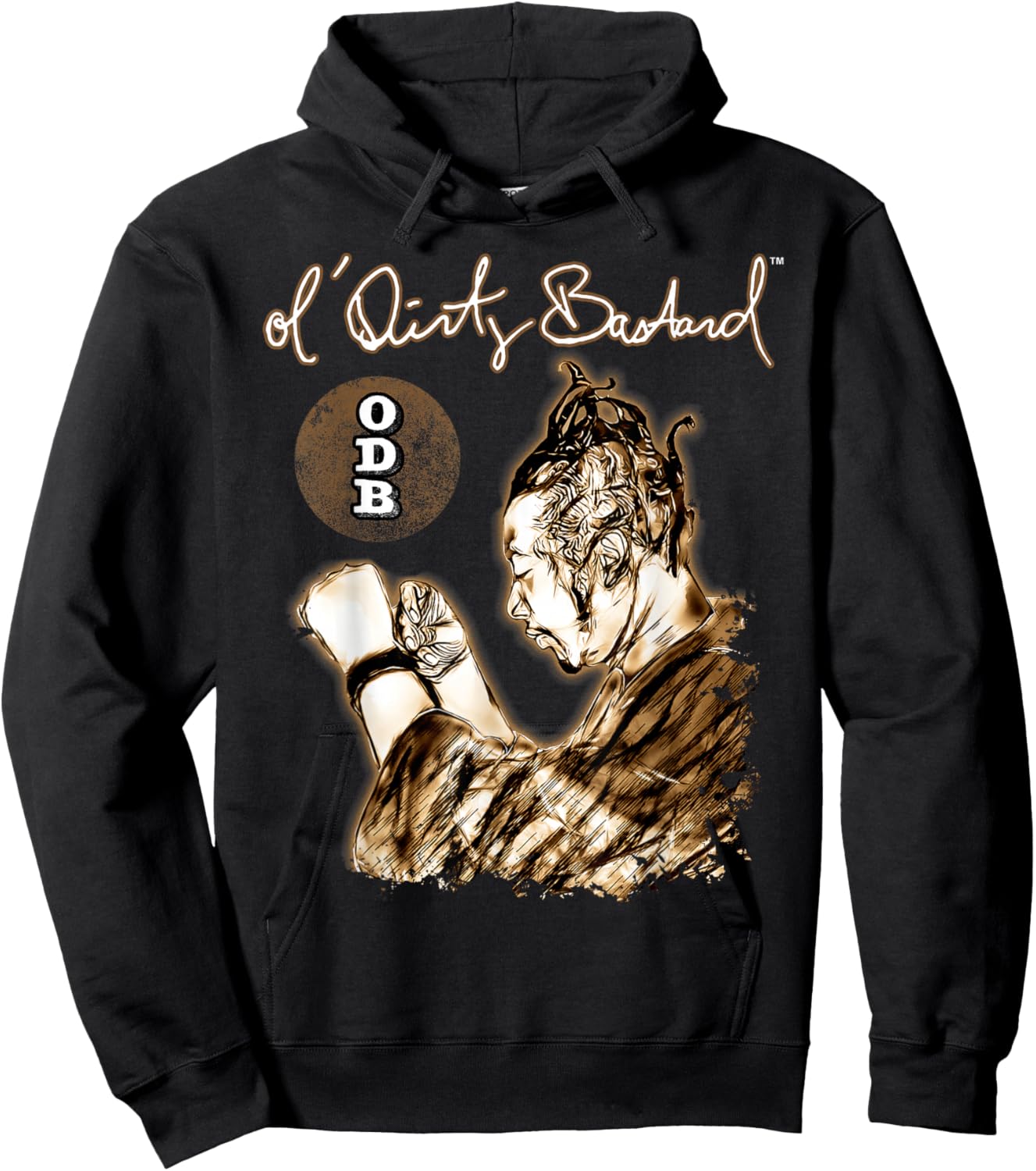 ODB Ol Dirty Ba--ard Official Hip Hop Graffiti Rap Mural Hoodie - Hoodie | Black