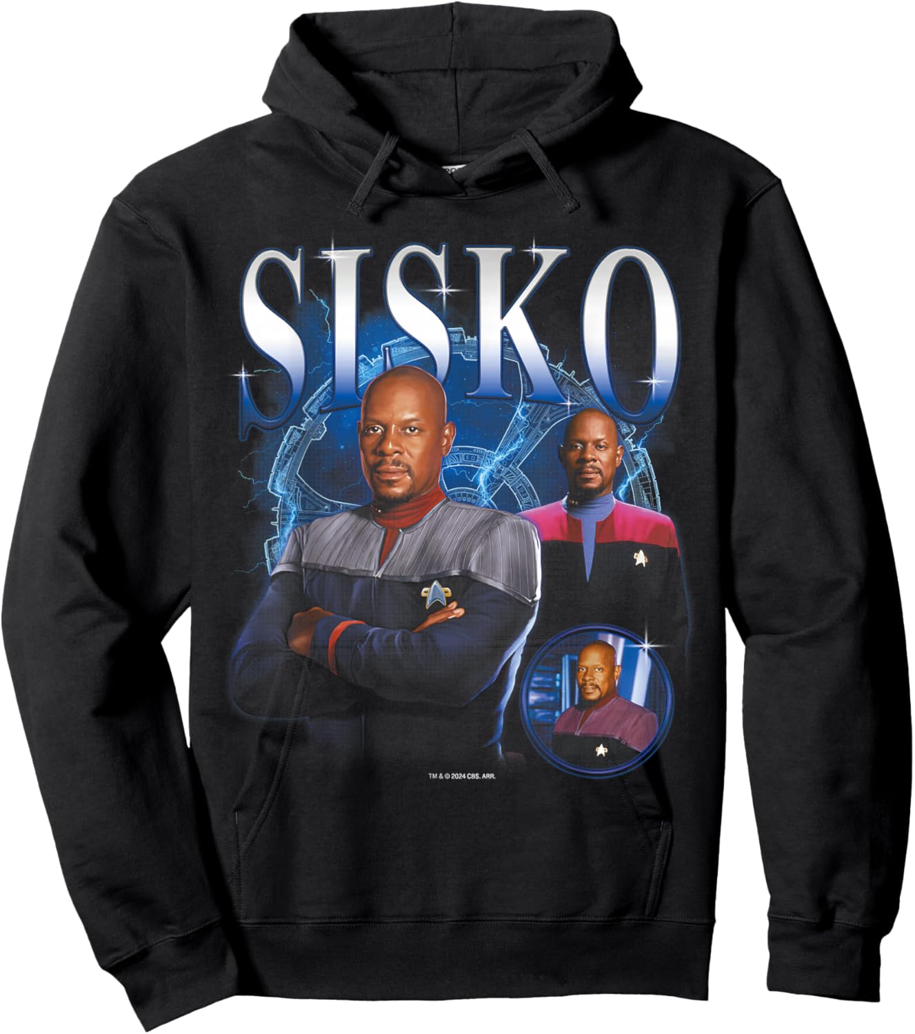 Star Trek: Deep Space Nine Sisko Heartthrob Hoodie - Hoodie | Black