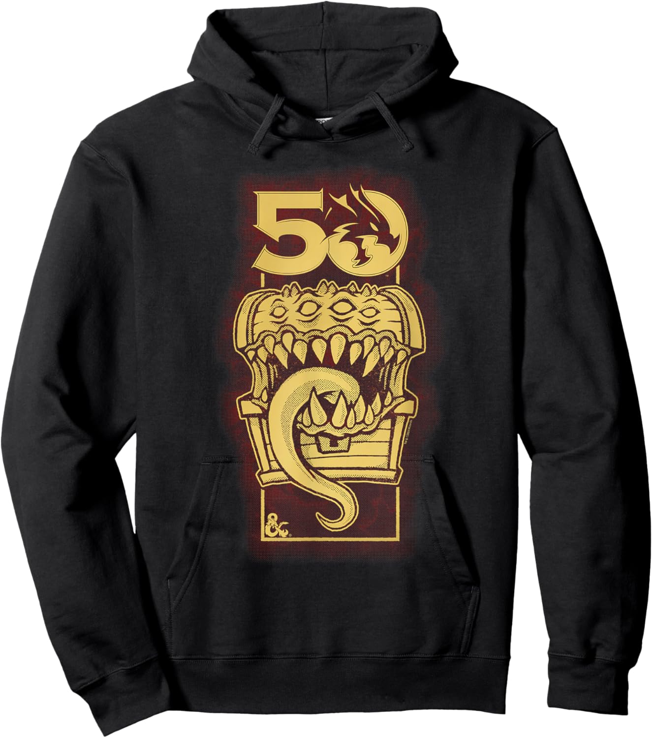 Dungeons & Dragons Dyed 50th Mimic Hoodie - Hoodie | Black