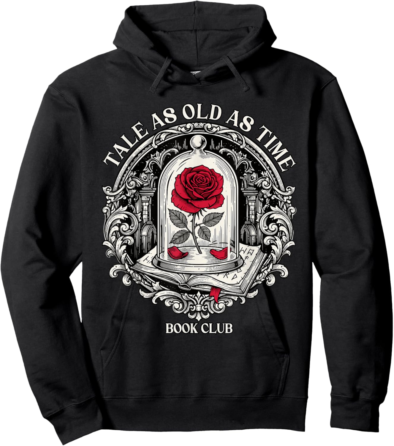 Tale As Old As Time Classic Book Lover Retro Hoodie - Hoodie | Black