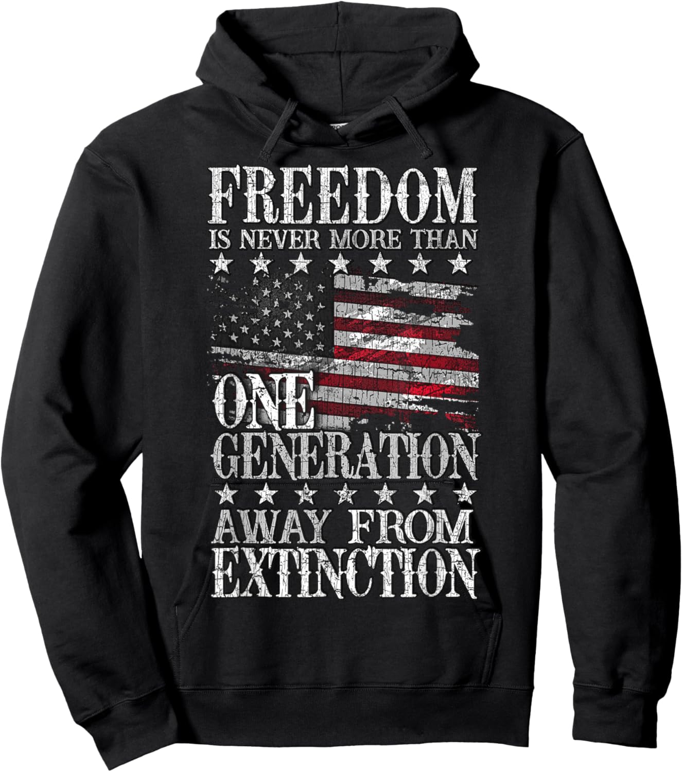 Freedom: One Generation From Extinction Hoodie - Hoodie | Black