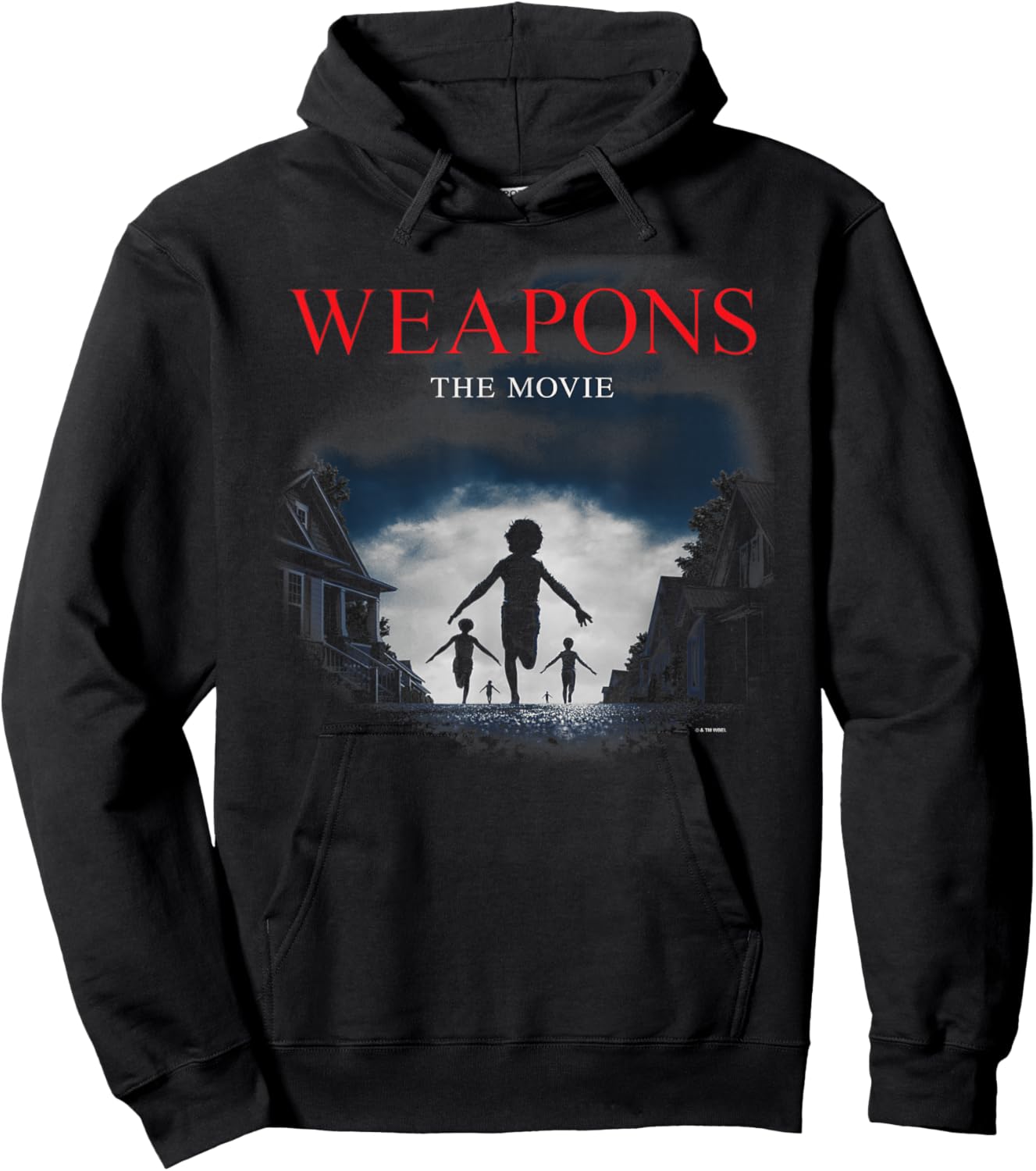 Weapons The Movie Poster Children Running to The Horizon Hoodie - Hoodie | Black