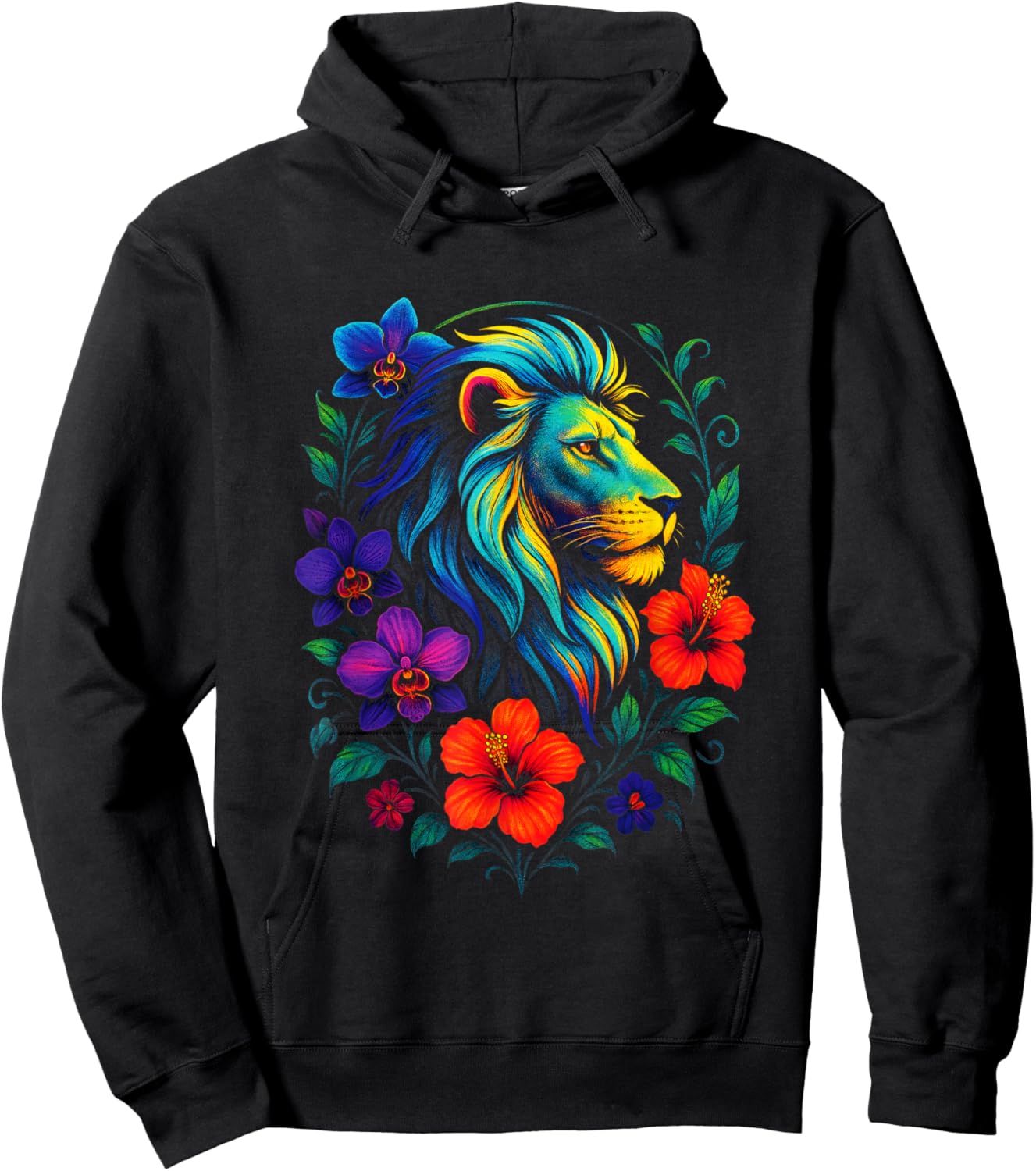 Lion Zodiac King Hoodie - Hoodie | Black