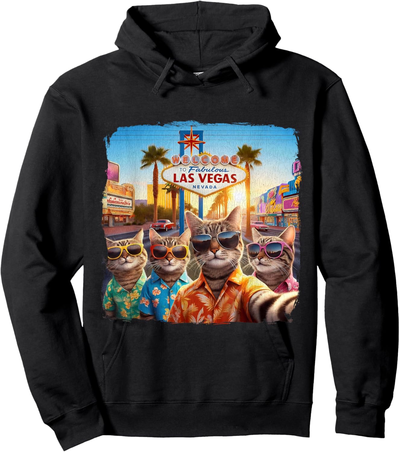 Las Vegas Nevada Souvenir Vacation Trip 2026 Gambling Hoodie - Hoodie | Black