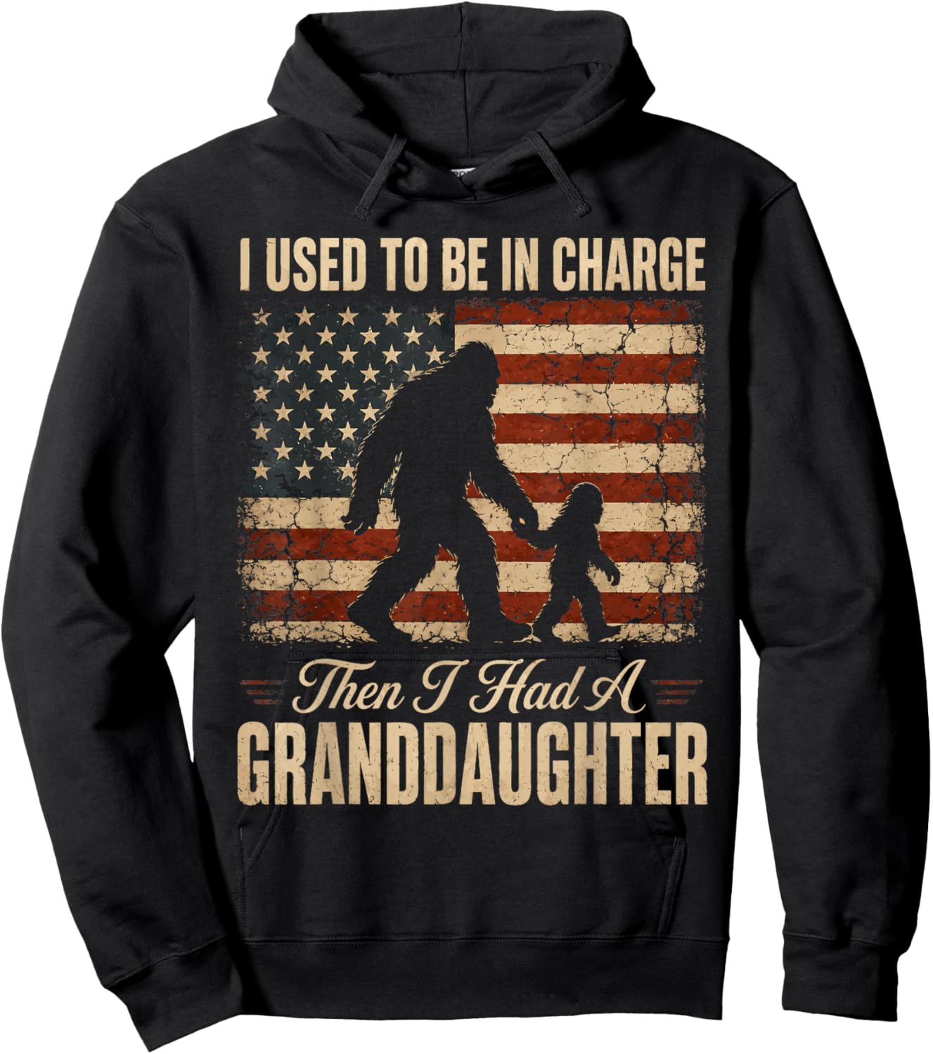 I Used to Be in Charge Then I Had A Granddaughter Men Women Hoodie - Hoodie | Black