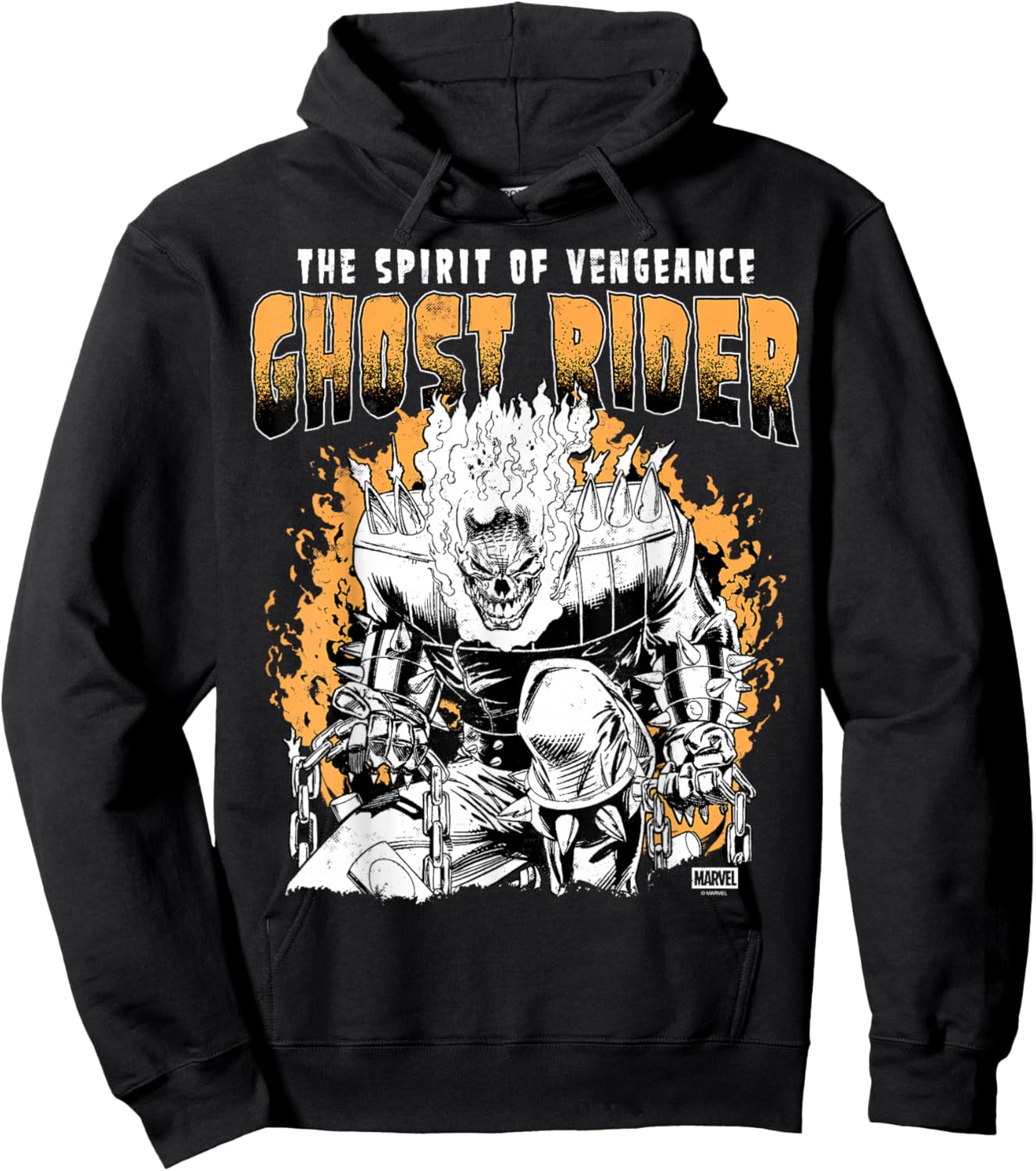 Ghost Rider - Grunge Hoodie - Hoodie | Black