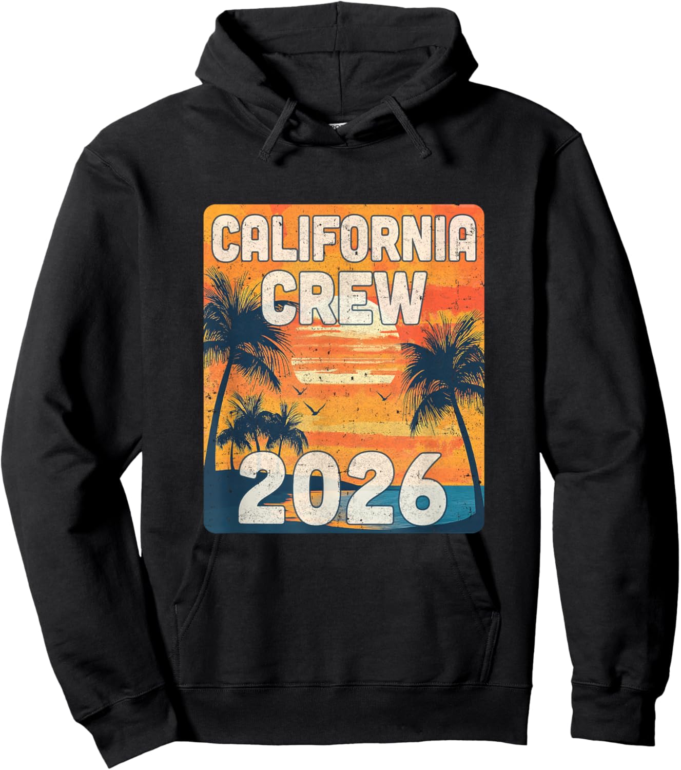 California Crew 2026 Vacation Matching Group Travelers Trip Hoodie - Hoodie | Black