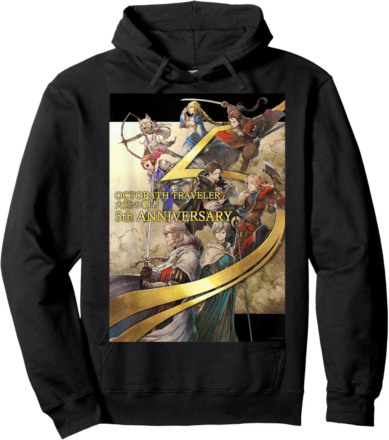 OCTOPATH Traveler: COTC - 5th Anniversary Hoodie - Hoodie | Black