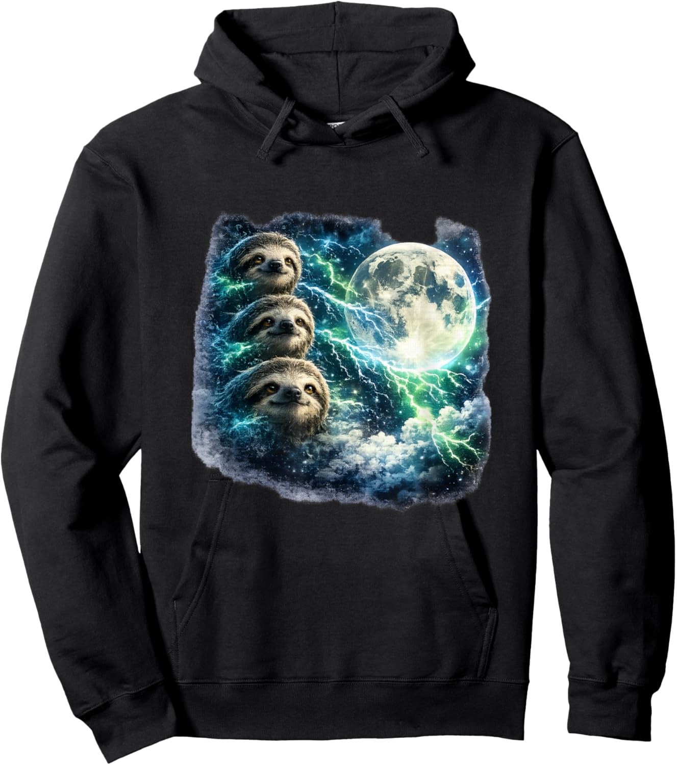T-Shirt Hoodie - Hoodie | Black