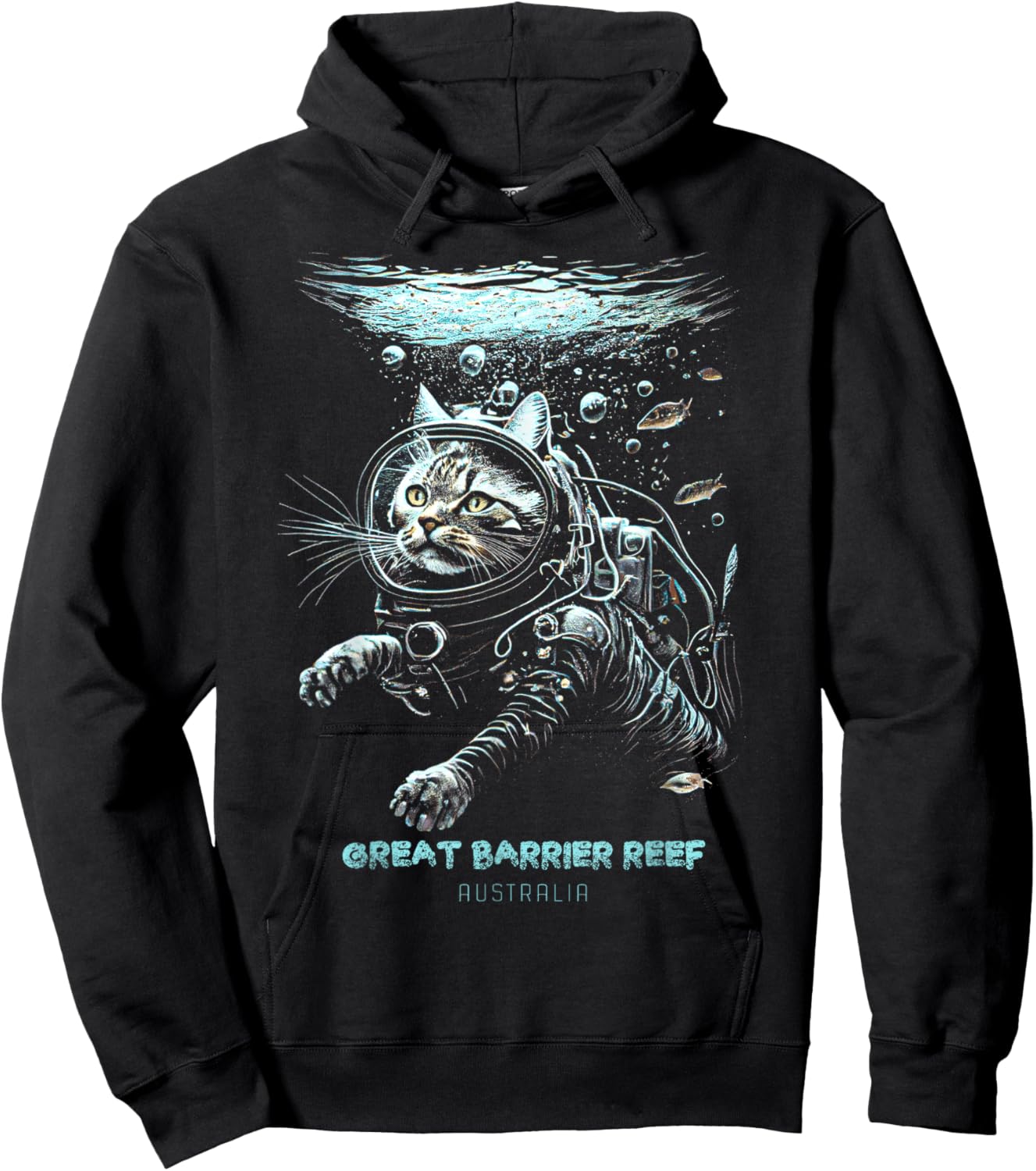 Great Barrier Reef Australia Hoodie - Hoodie | Black