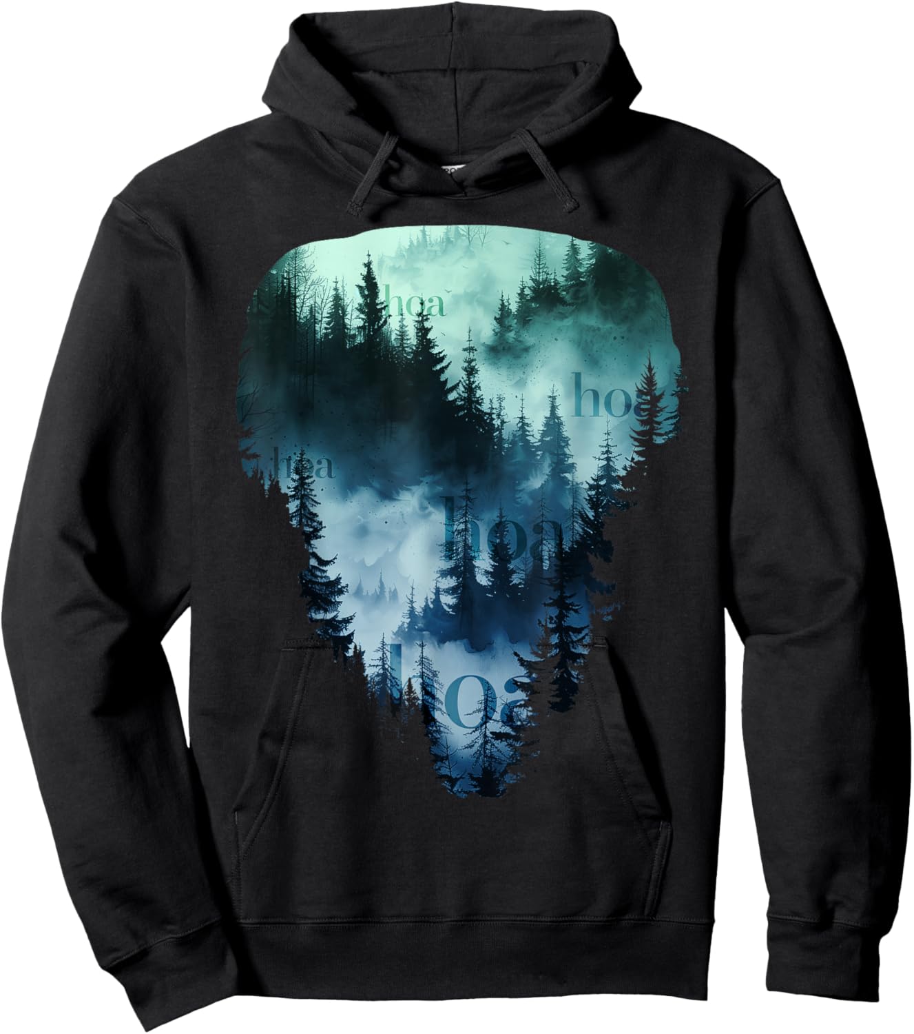 HOA HOA HOA HOA HOA Season Autumn Fall Forest Landscape Hoodie - Hoodie | Black