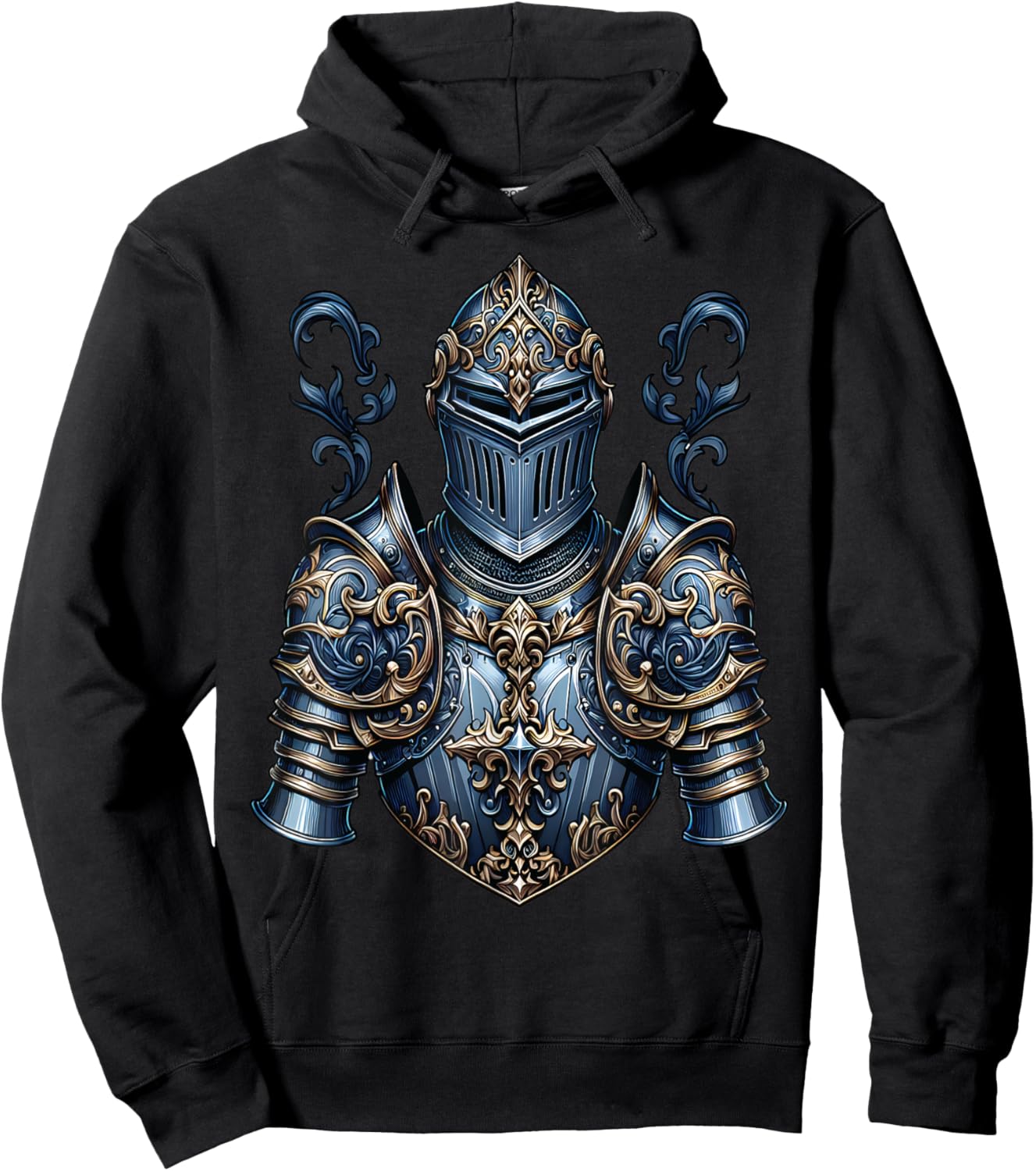 Knight Armor Costume Hoodie - Hoodie | Black