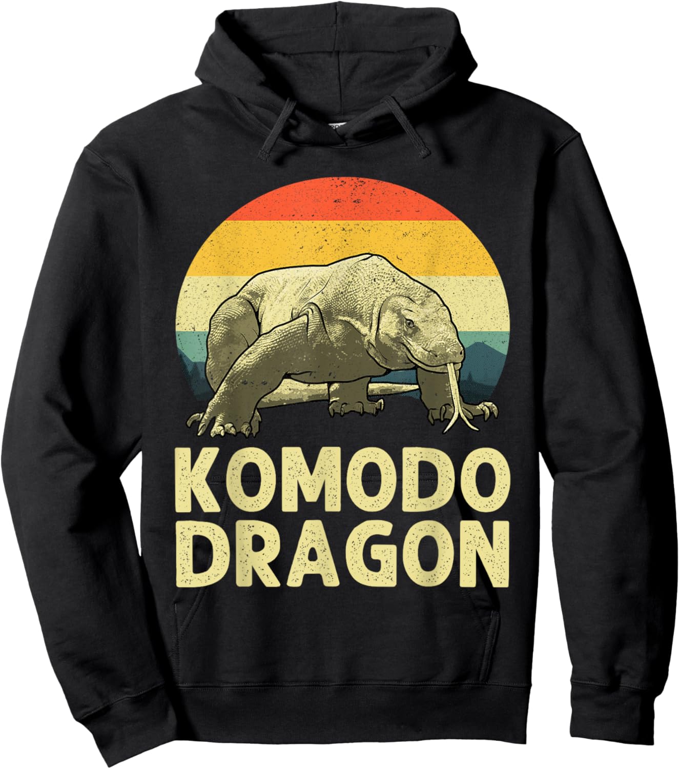 Komodo Dragon Design Women Kids Komodo Dragon Lover Hoodie - Hoodie | Black