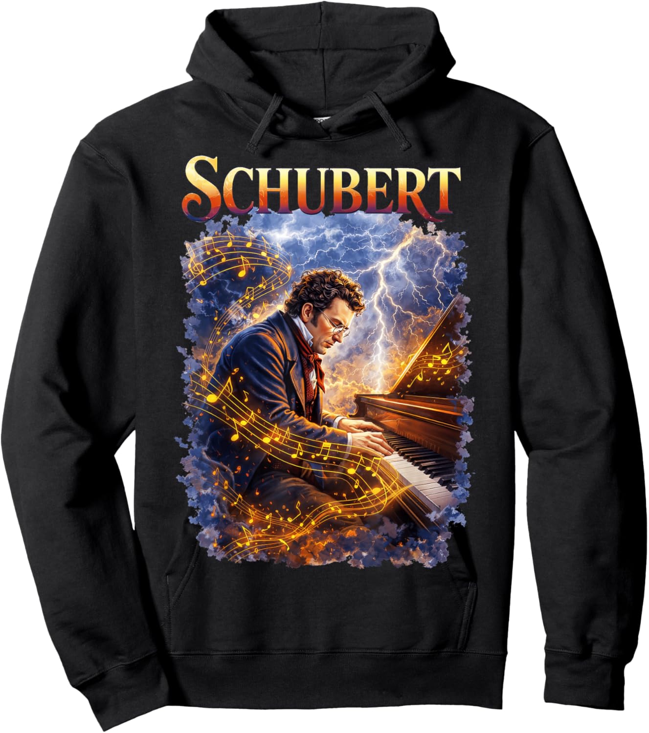 Franz Schubert Composer Hoodie - Hoodie | Black