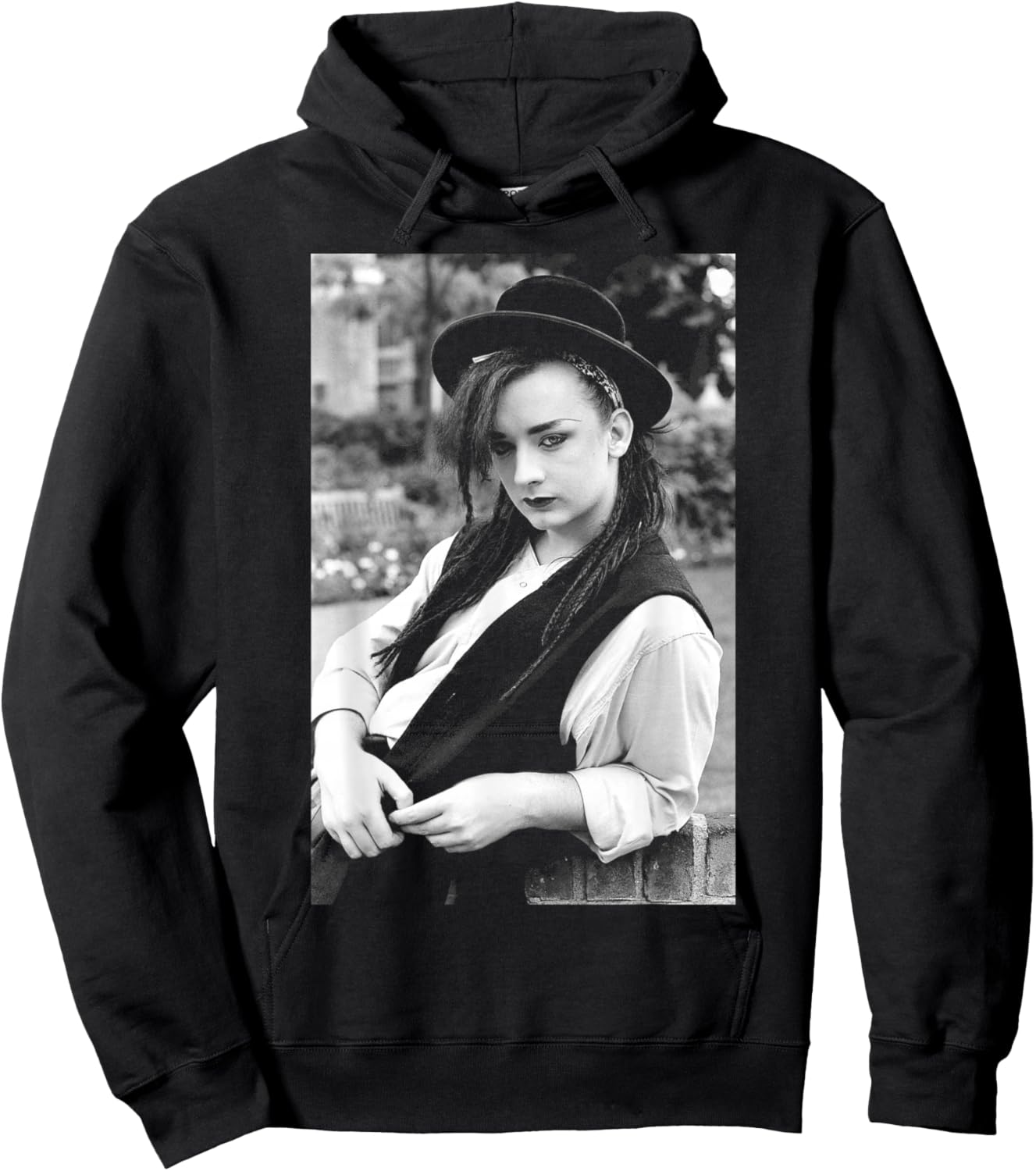Culture Club Boy George Photo 1982 Hoodie - Hoodie | Black