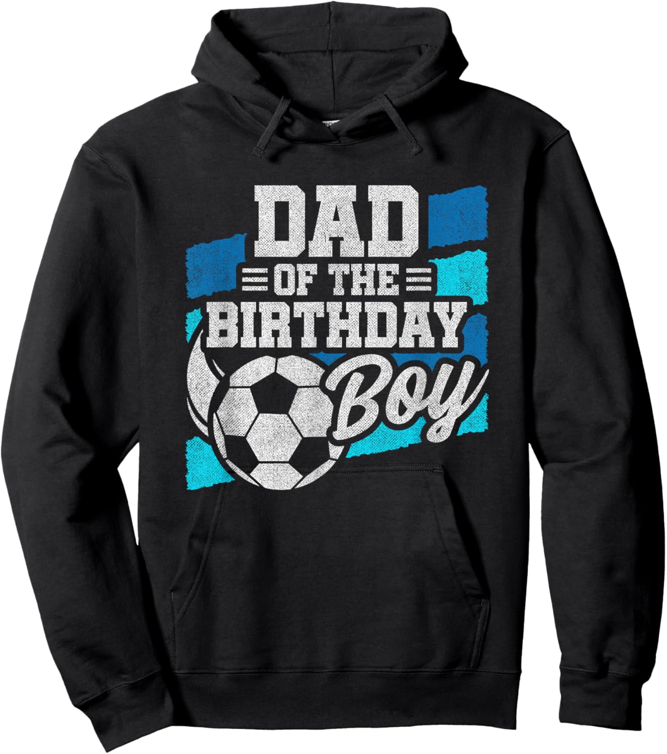 Soccer Birthday - Birthday Dad - Boys Soccer Birthday , Small, Black Hoodie - Hoodie | Black