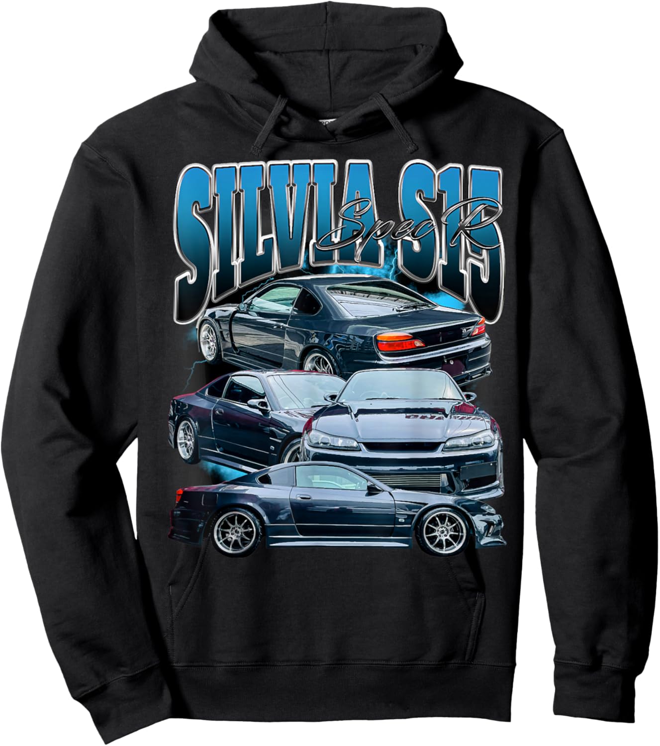 Silvia s15 SpecR 240SX SR20DET sport car Hoodie - Hoodie | Black