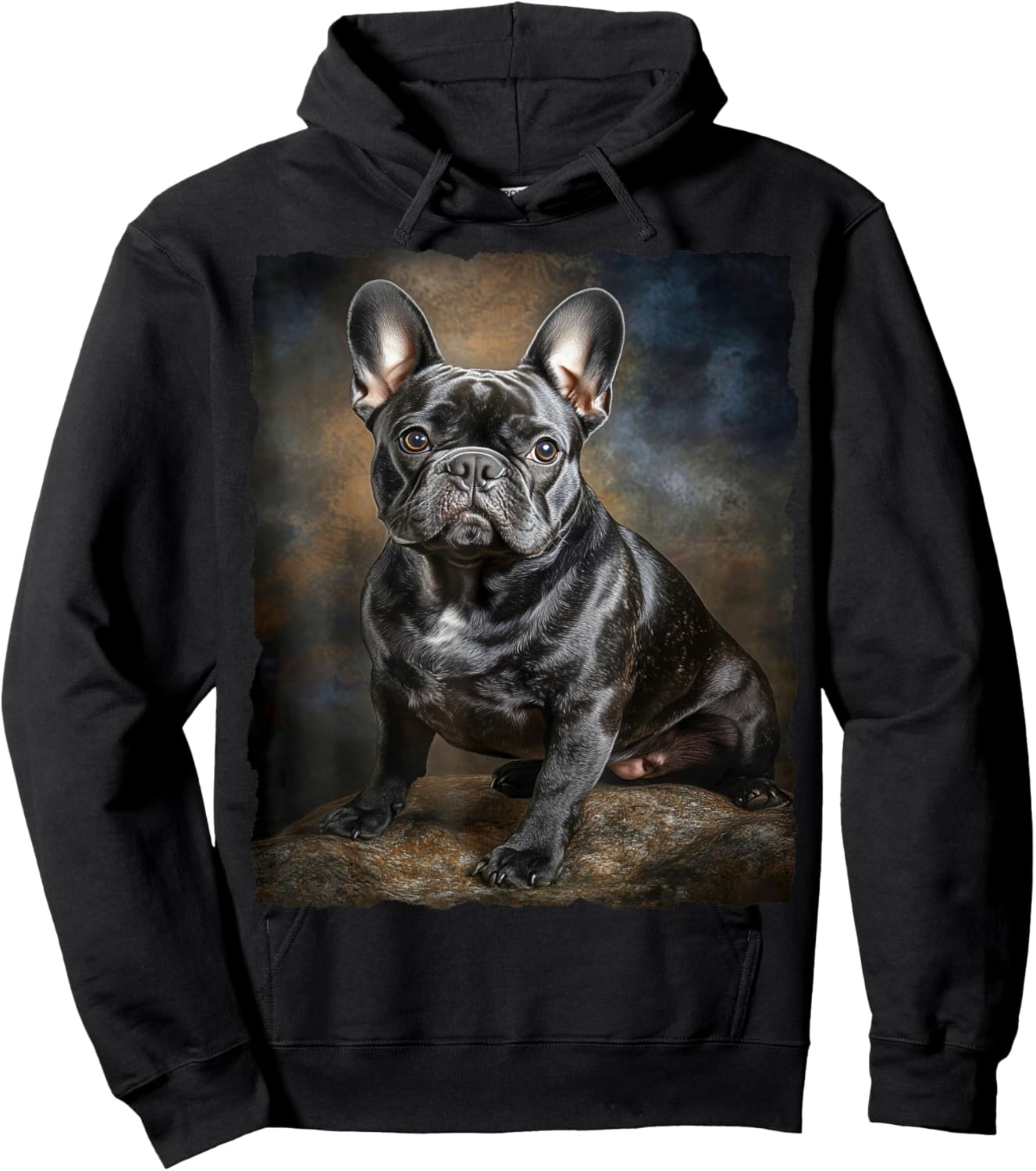 French Bulldog Dog Design for Dog Lover Hoodie - Hoodie | Black