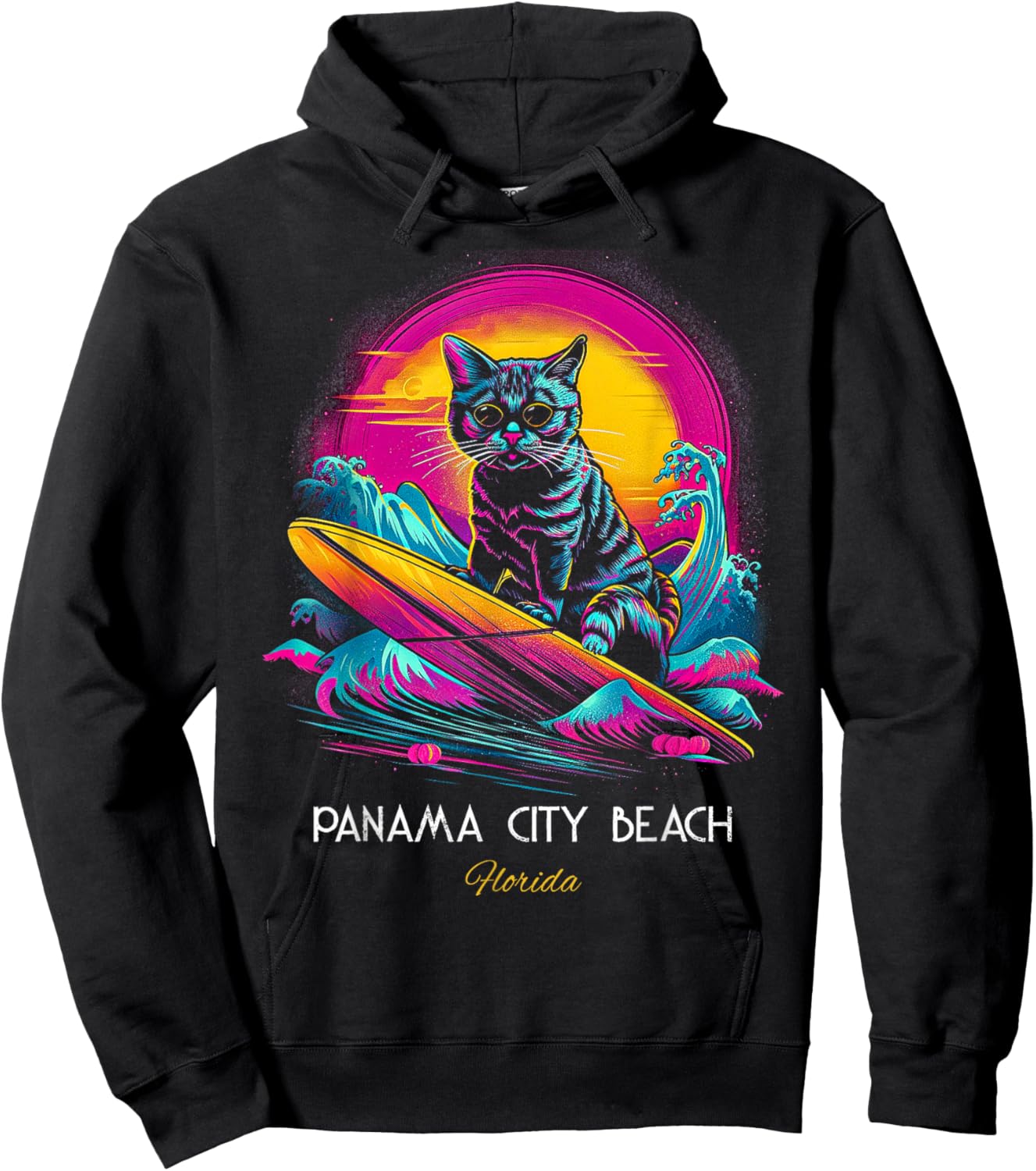 Panama City Beach Florida Hoodie - Hoodie | Black