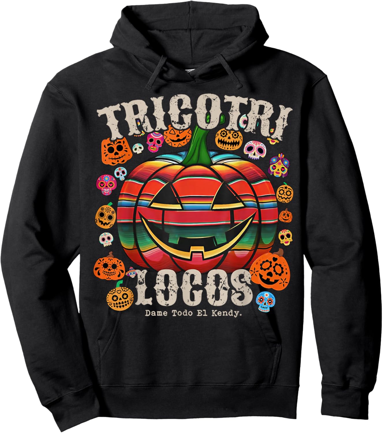 Tricotri Locos Dame Todo El Kendy Pumpkin Hoodie - Hoodie | Black