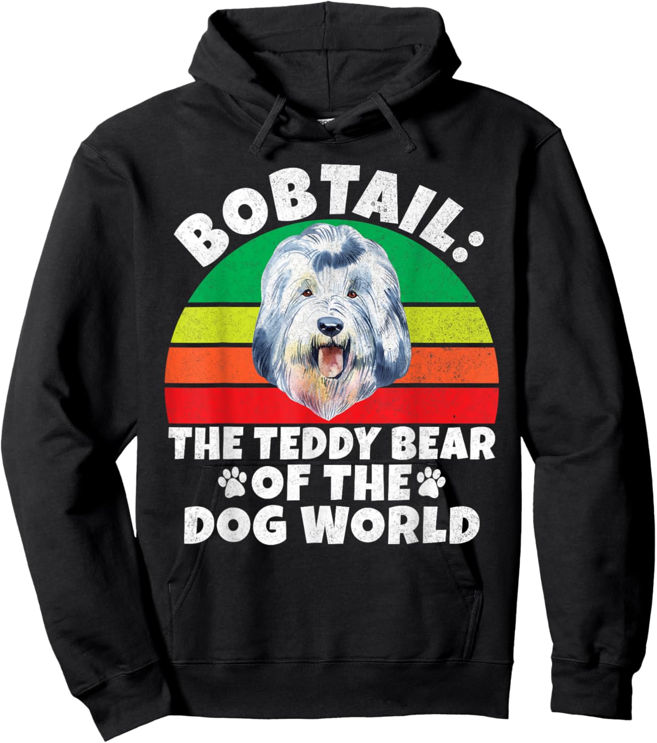 Bobtail the Teddy Bear of the Dog World Bobtail Women Hoodie - Hoodie | Black