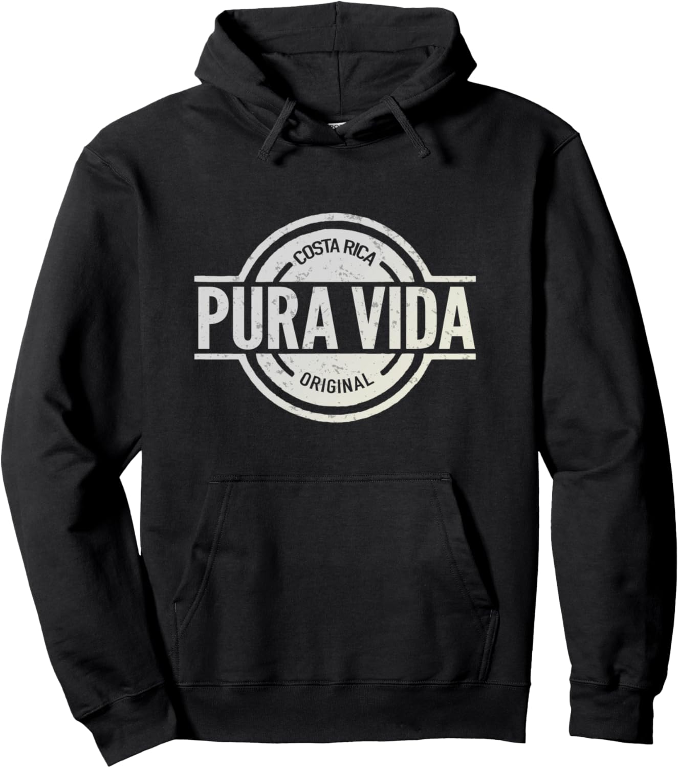 Pura Vida Costa Rica - Official Pura Vida Costa Rica Product Hoodie - Hoodie | Black