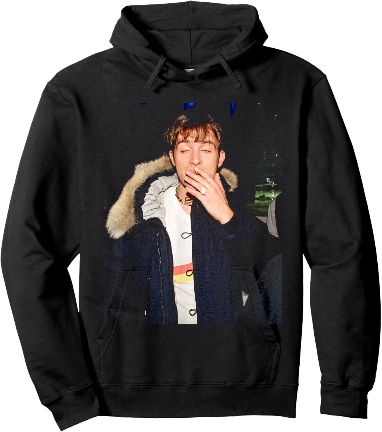 Damon Albarn Blur Singer at Brit Awards 1997 Song 2 Parklife Hoodie - Hoodie | Black