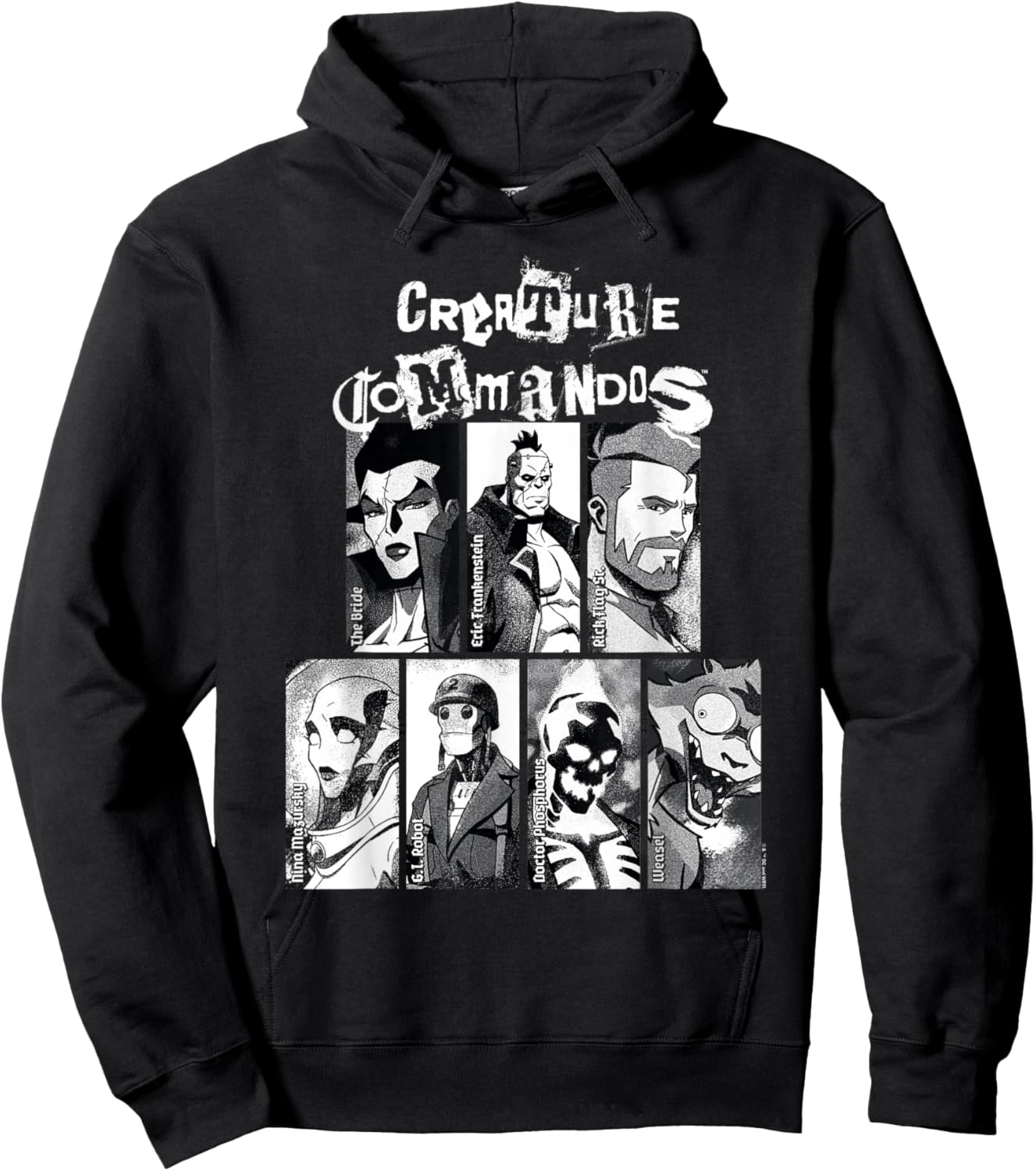 Creature Commandos Portraits Hoodie - Hoodie | Black