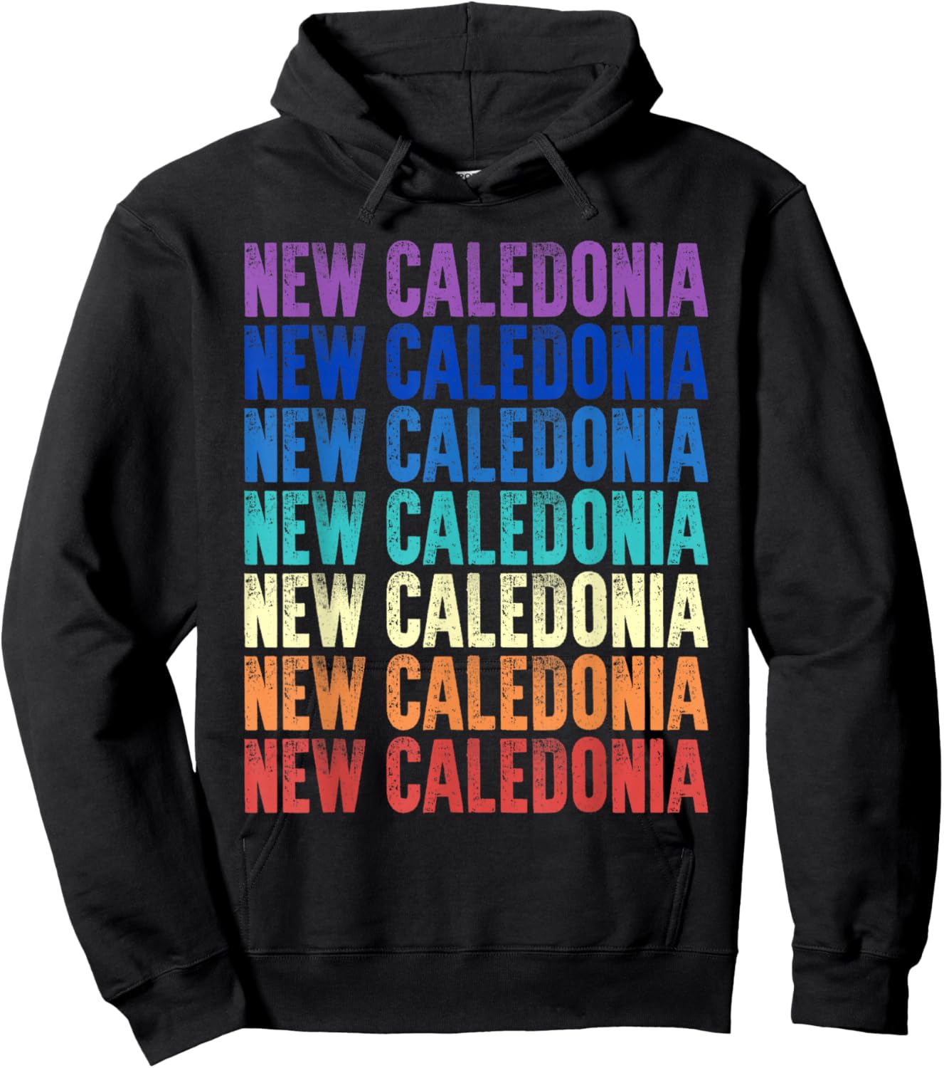 Nouvelle-Calédonie colorée Hoodie - Hoodie | Black
