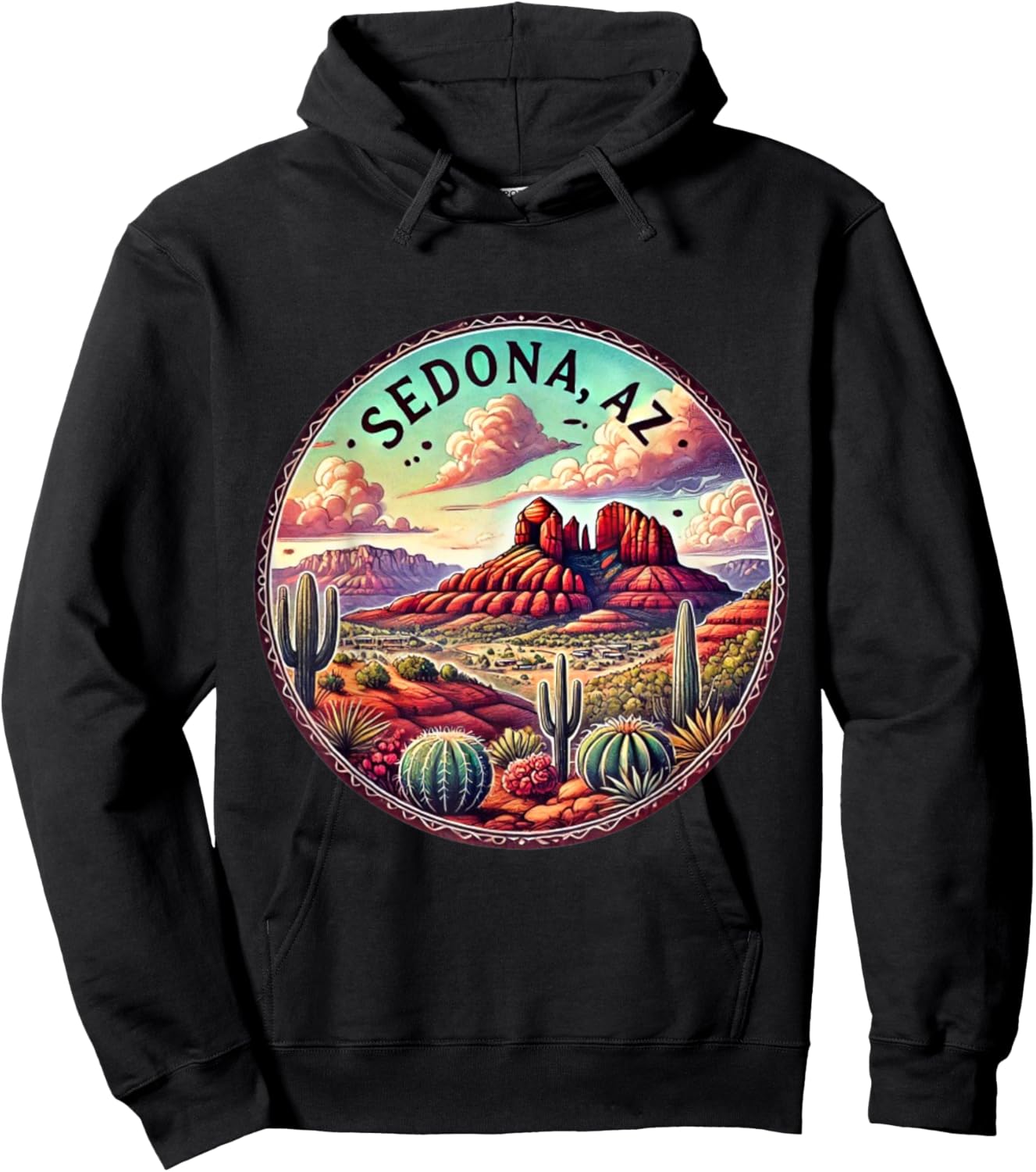Sedona Arizona AZ Flagstaff Spiritual Vortex Hoodie - Hoodie | Black