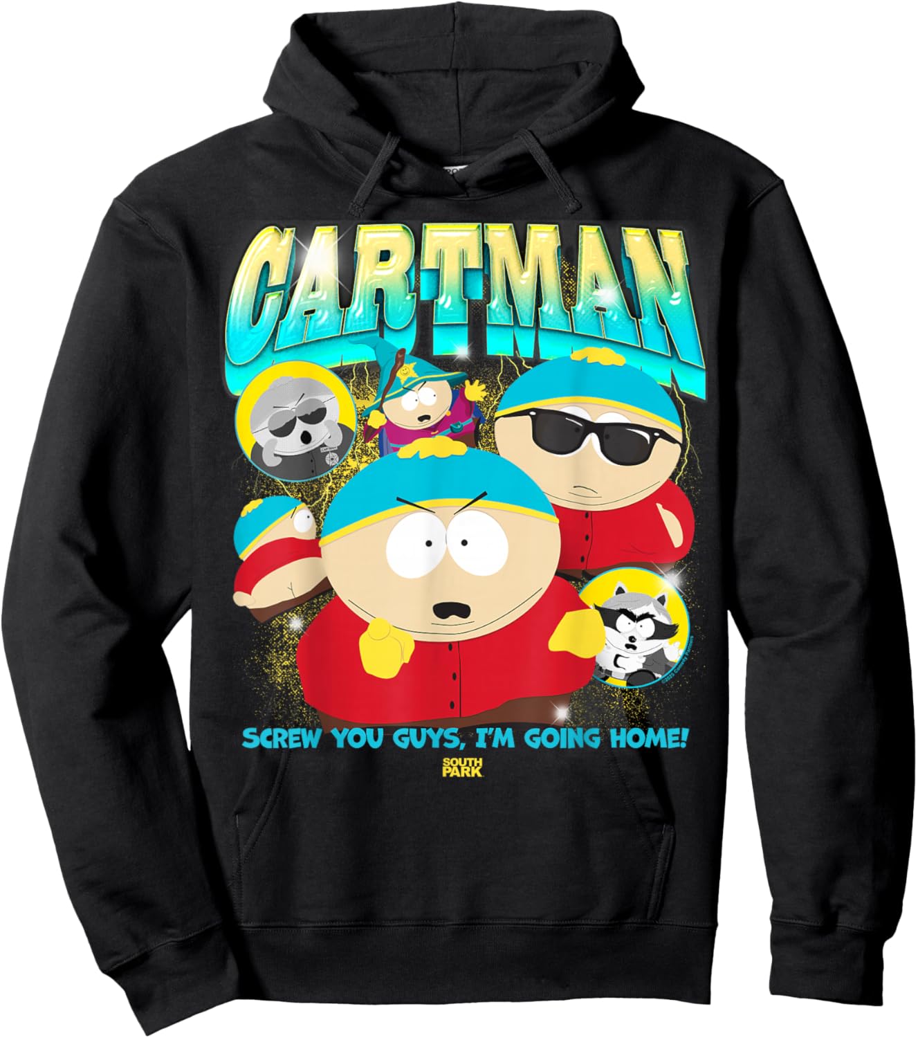 South Park Eric Cartman Screw You Guys I'm Going Home! Hoodie - Hoodie | Black