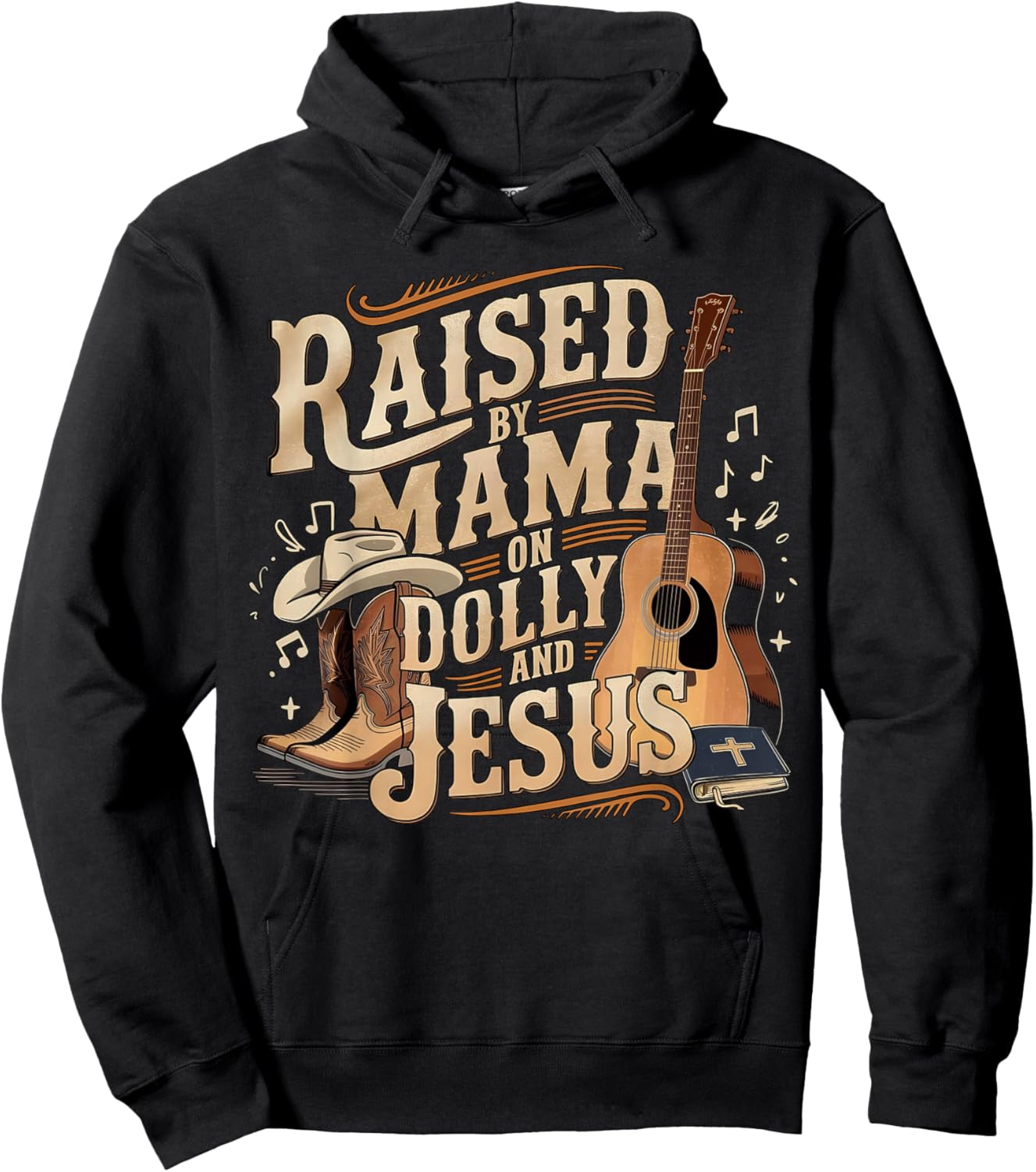 Vintage Dolly Personalized Name Retro Style Classic Hoodie - Hoodie | Black