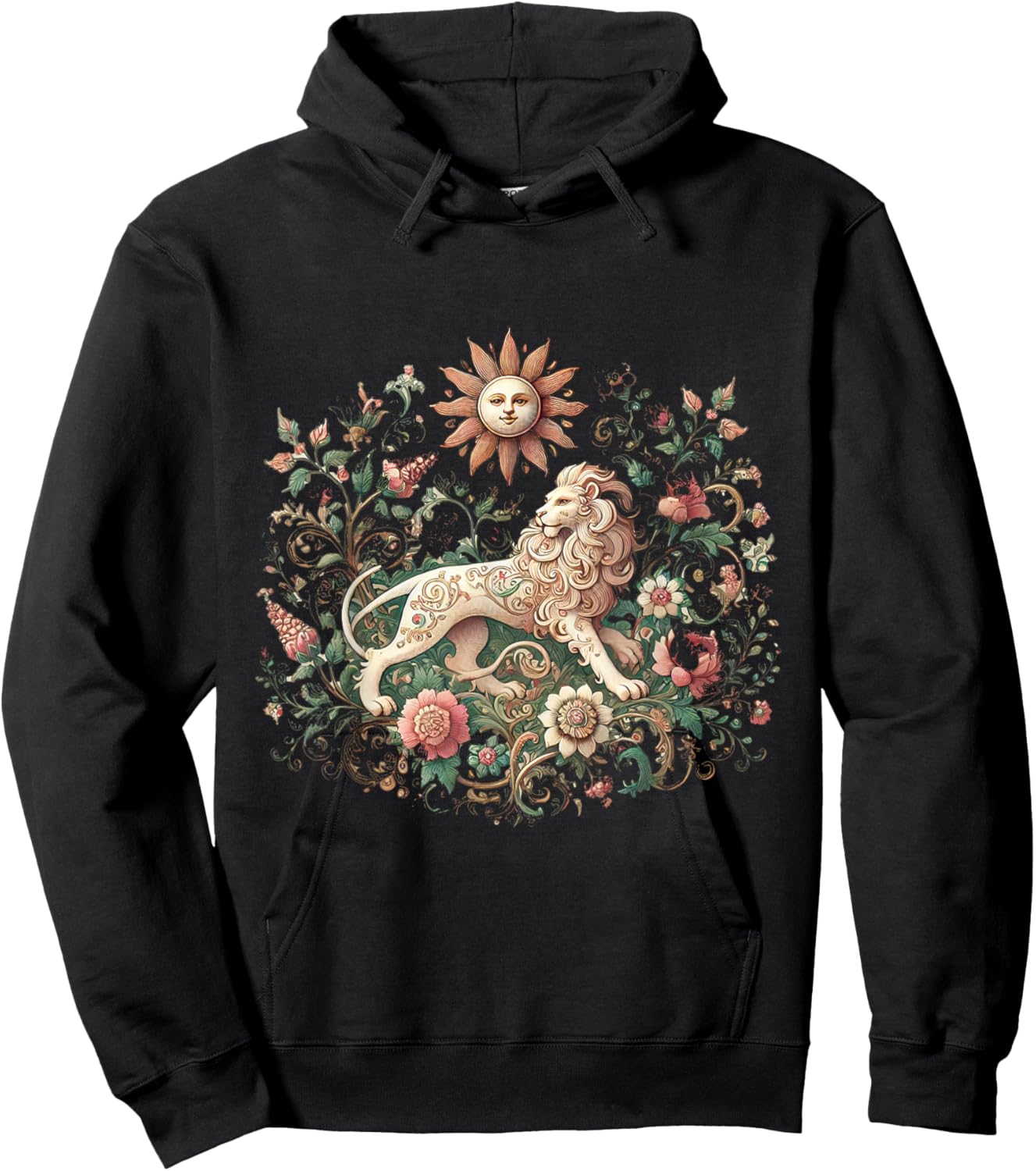 Persian Lion and Sun, Shir o Khorshid Hoodie - Hoodie | Black