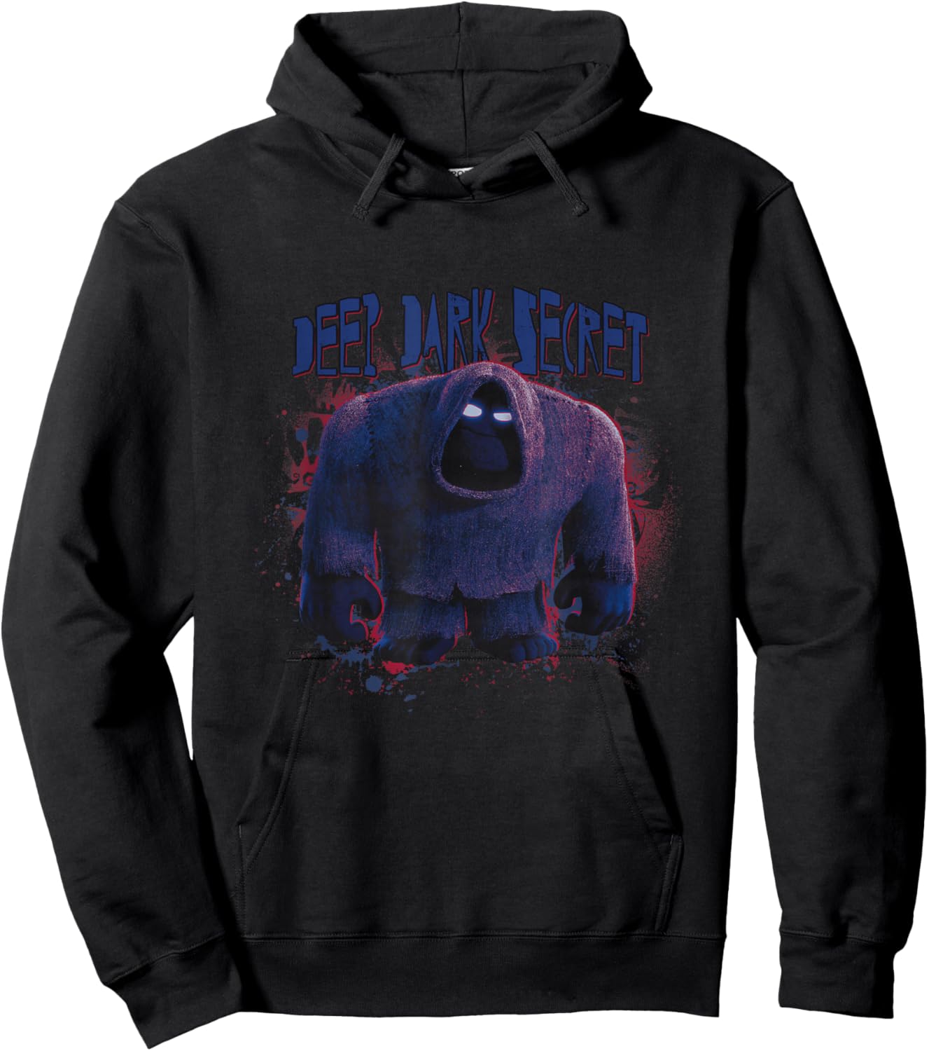 Disney Pixar Inside Out 2 Deep Dark Secret Splash Paint Logo Hoodie - Hoodie | Black