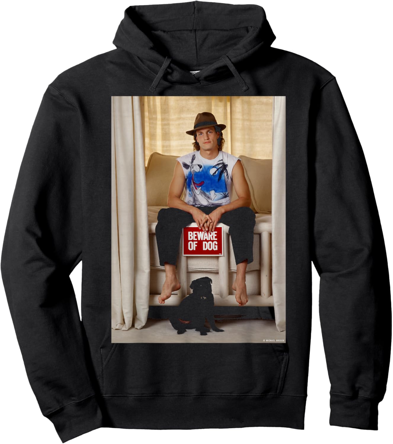 Woody Harrelson Natural Born Killers Cheers Michael Grecco Hoodie - Hoodie | Black