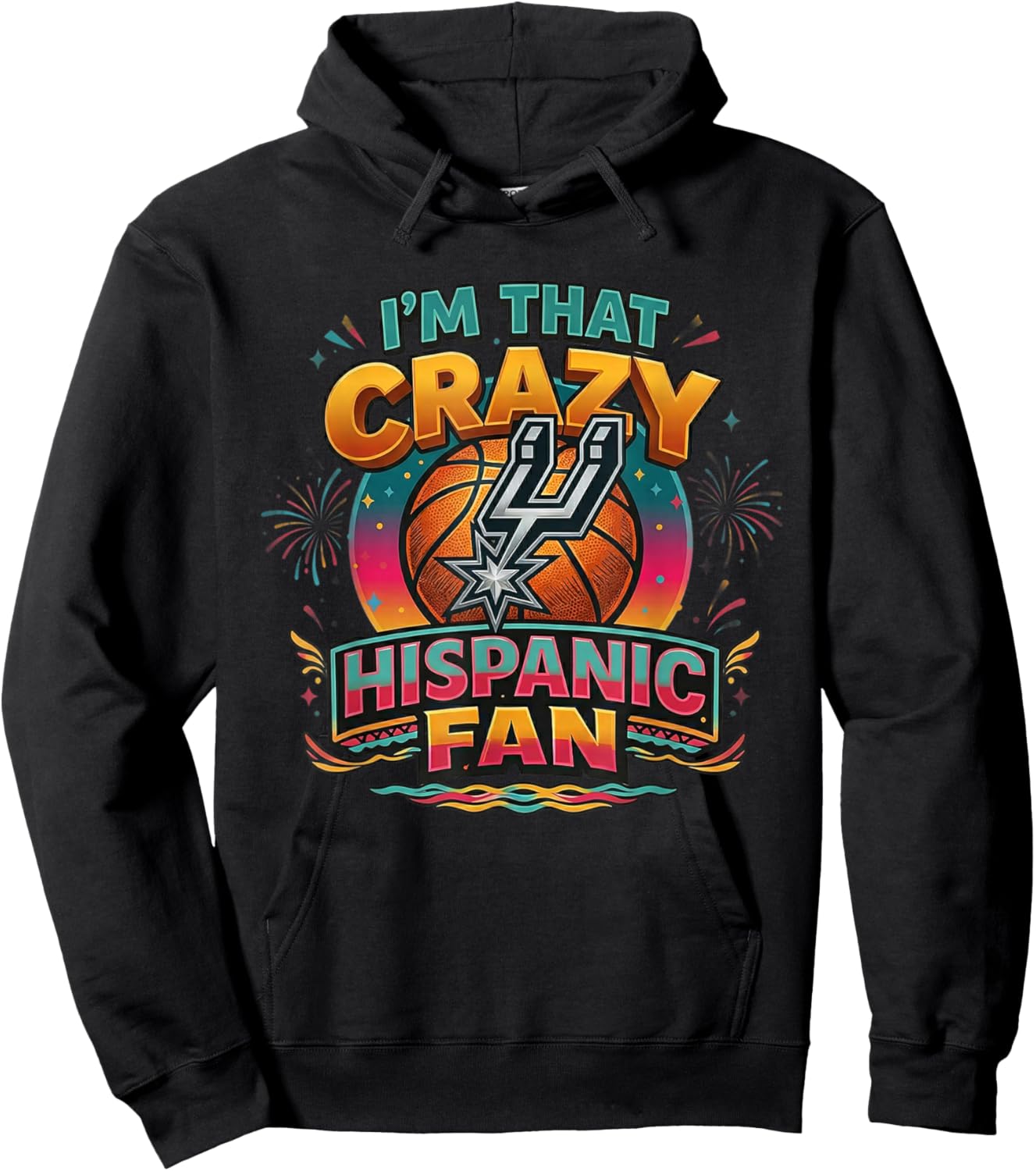 I'm that Crazy Hispanic Fan Hoodie - Hoodie | Black