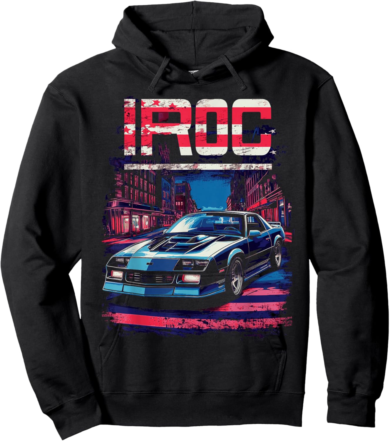 1980's IROC, IROC-Z Muscle Car American Muscle Retro classic Hoodie - Hoodie | Black
