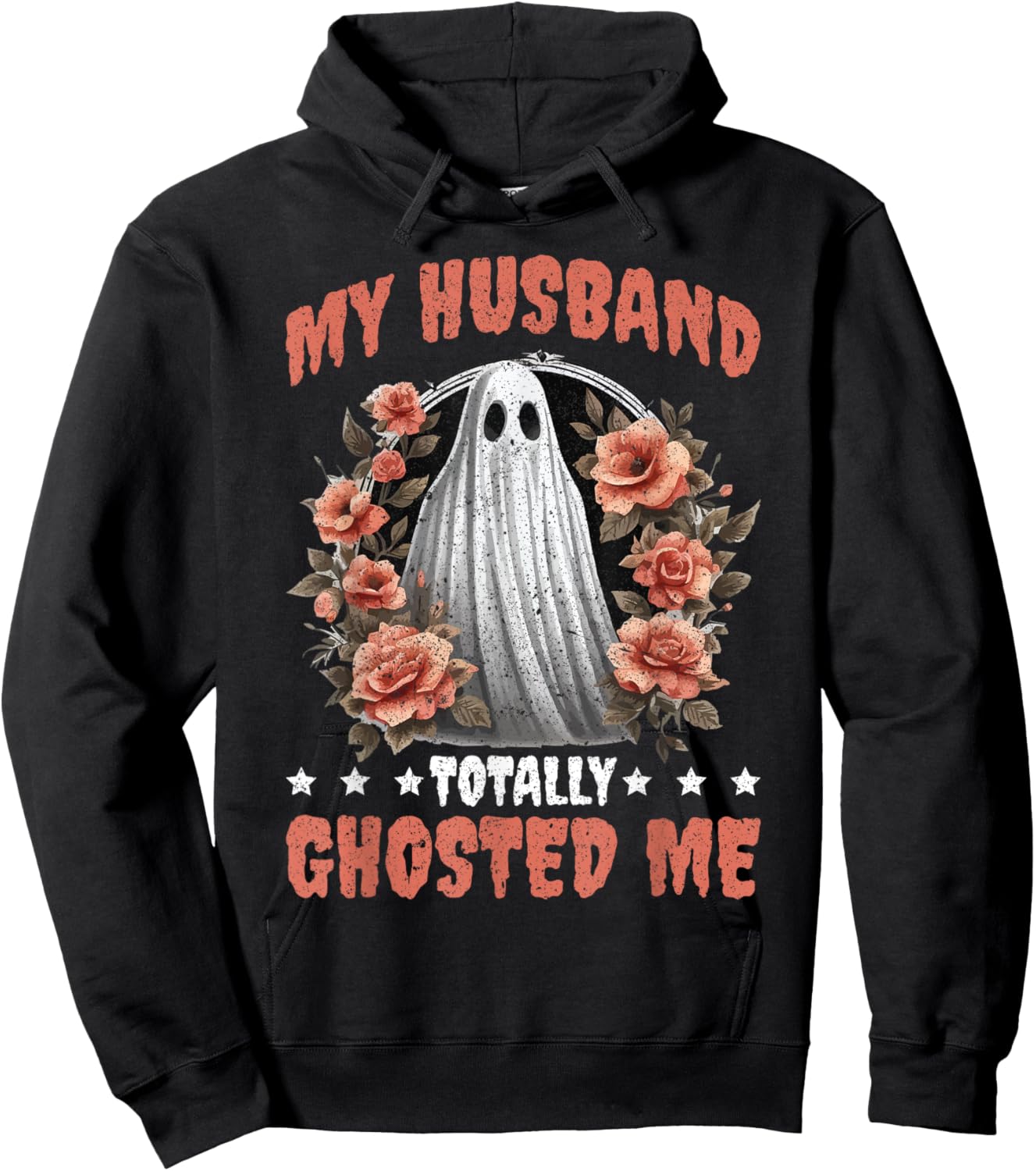 My Husband Totally Ghosted Me Hoodie - Hoodie | Black