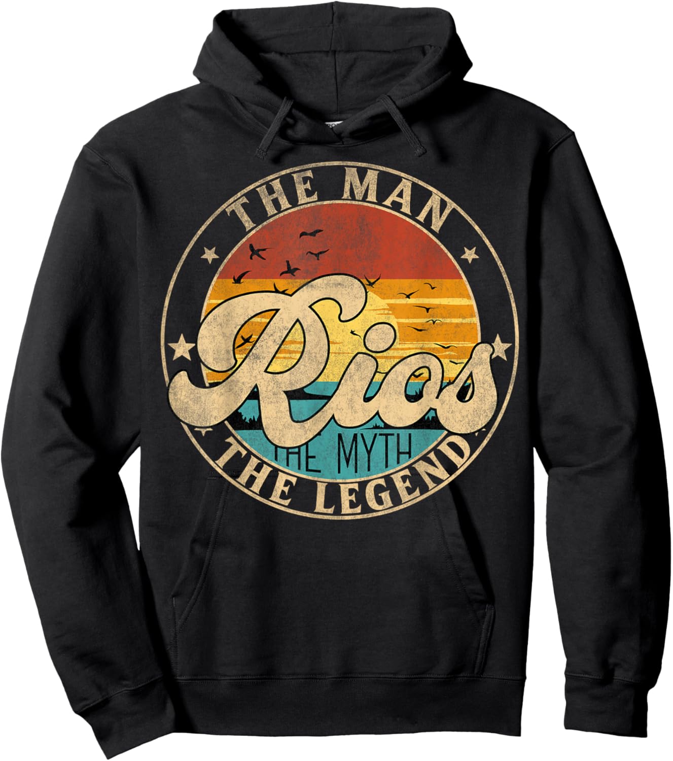 RIOS The Man The Myth The Legend First Name Hoodie - Hoodie | Black