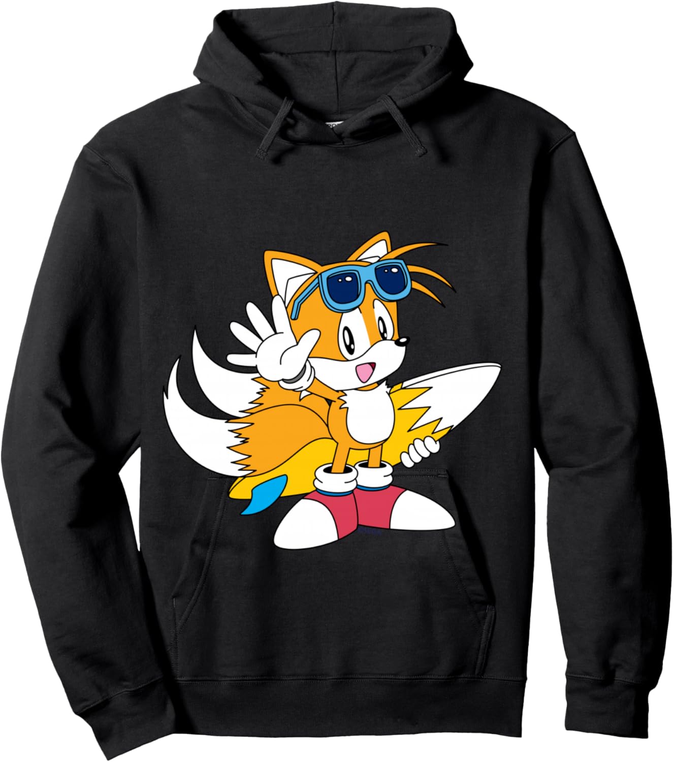 Sonic The Hedgehog Collection Printemps-été Manche Longue Hoodie - Hoodie | Black