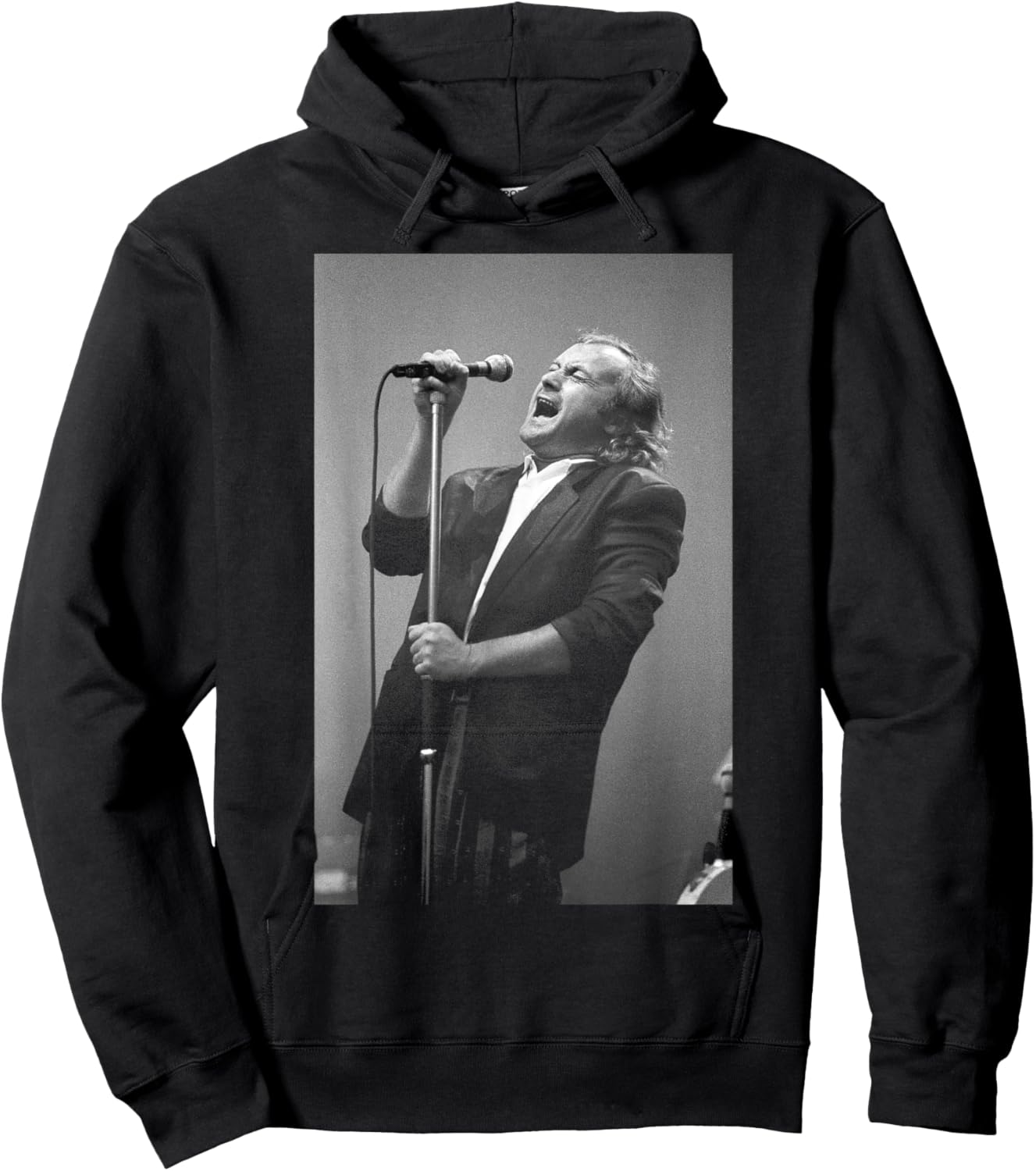 Genesis Phil Collins Singing Invisible Touch World Tour Hoodie - Hoodie | Black