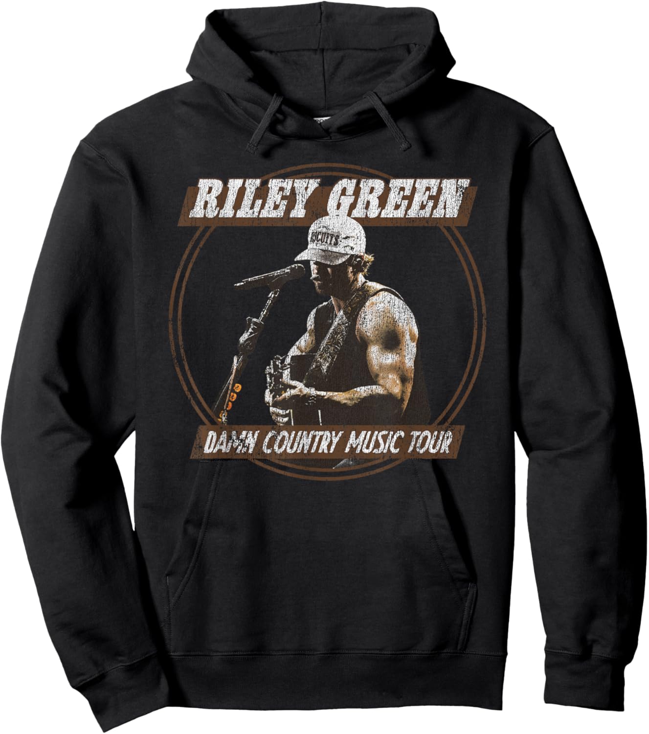 Riley Green Tour Photo Hoodie - Hoodie | Black